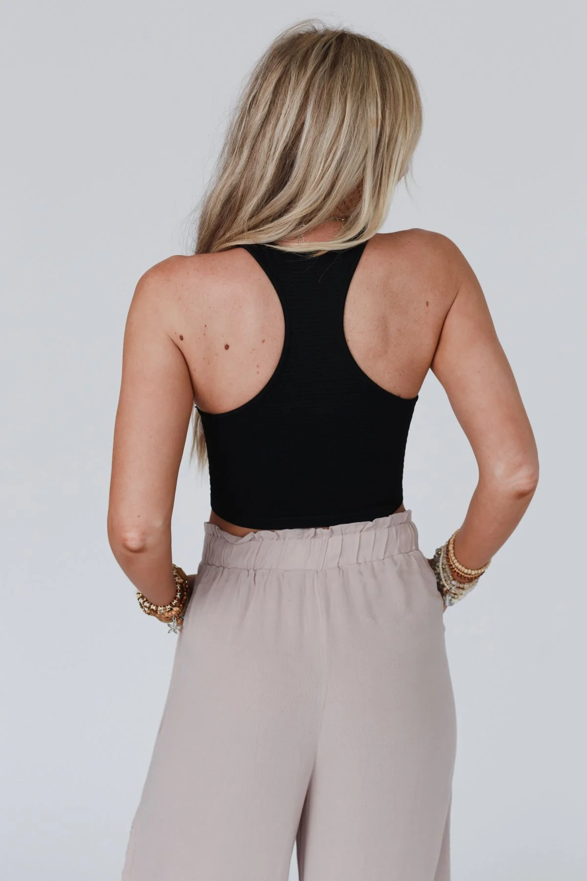 Lake Como High Neck Bralette - Black - Image 2