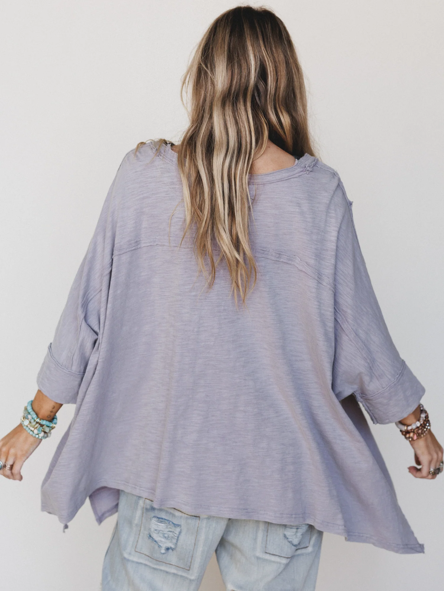 Landon Oversized Top - Lavender - Image 7