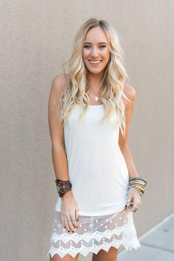 Layering Love Lace Slip - Ivory - Image 7