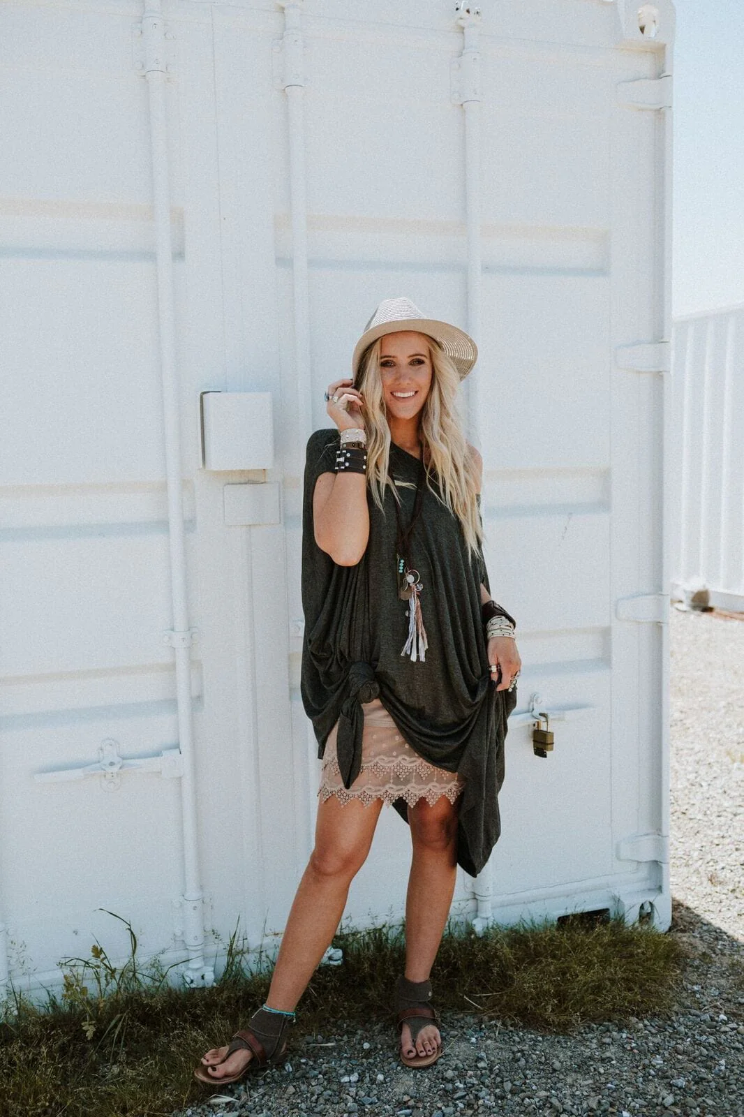 Layering Love Lace Slip - Mocha - Image 4