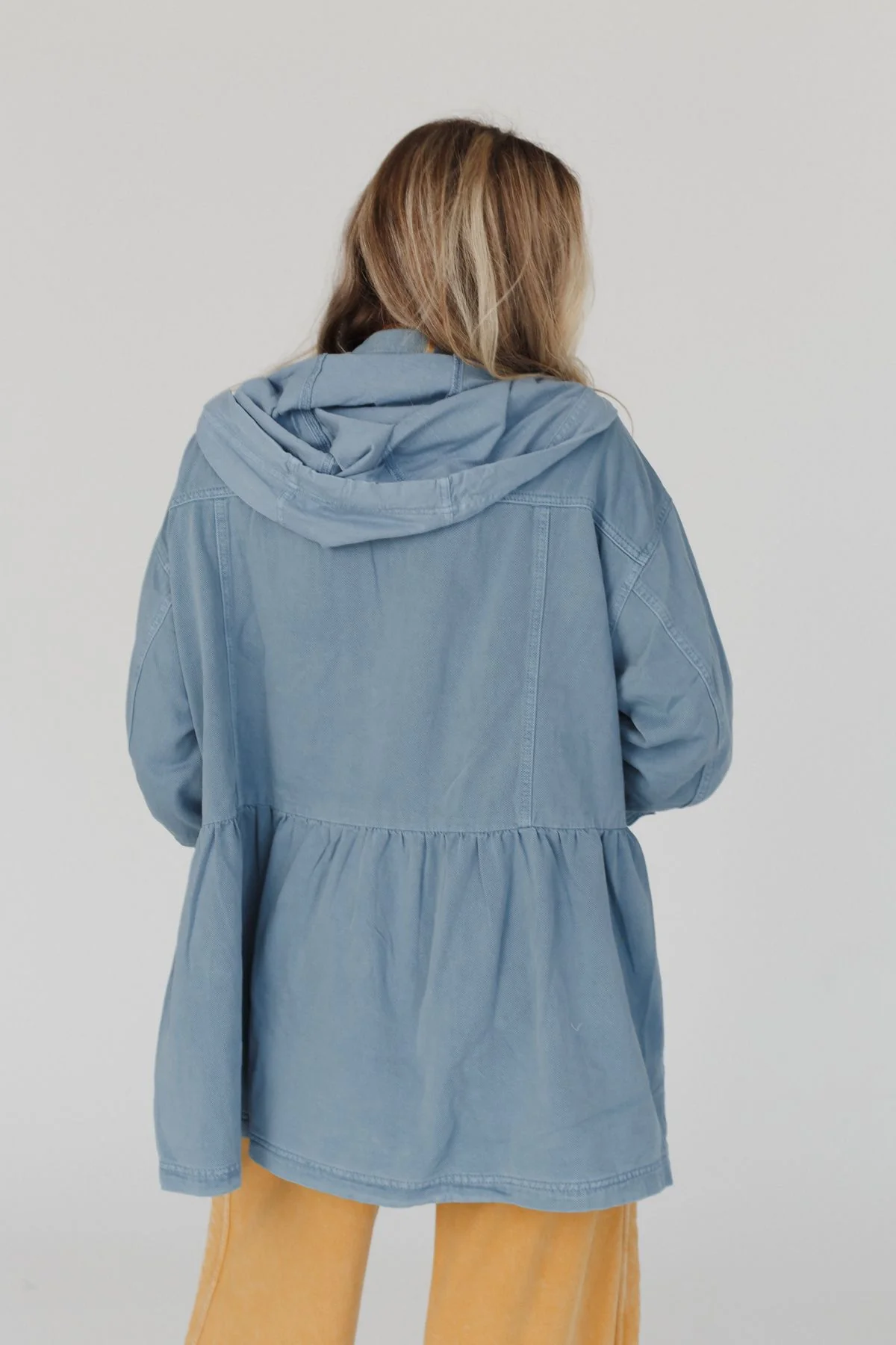 Layers On Layers Perfect Boho Parka - Denim - Image 9