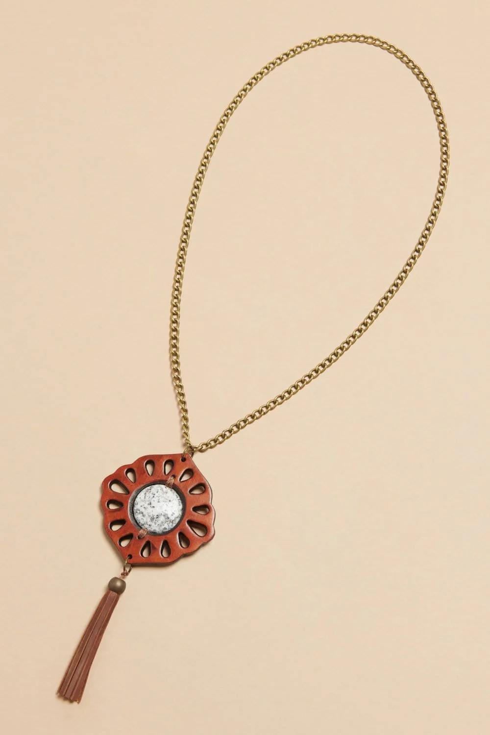 Whiskey Pendant Necklace - Ivory - Image 3