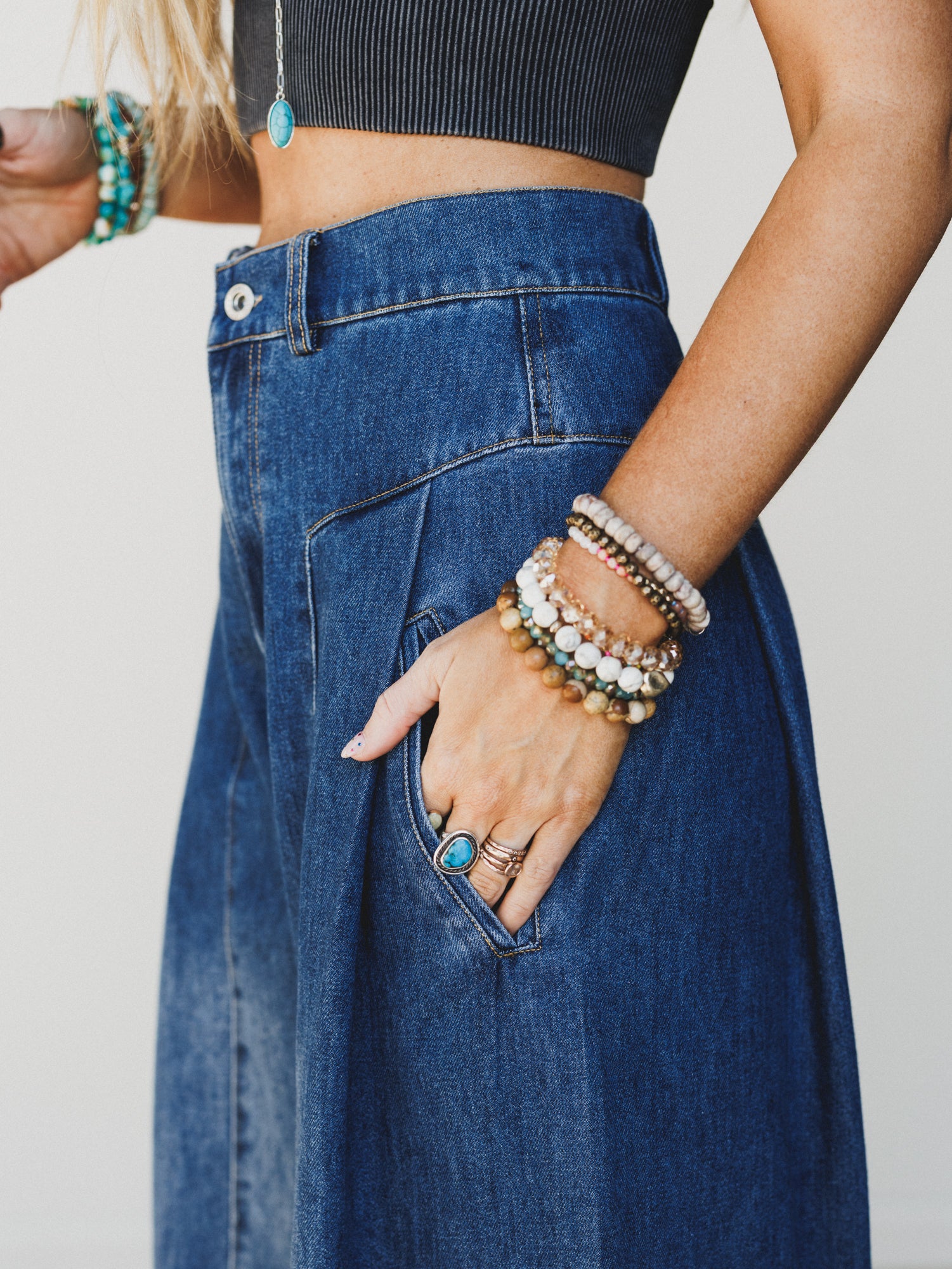 Let Love In Jeans - Denim - Image 3
