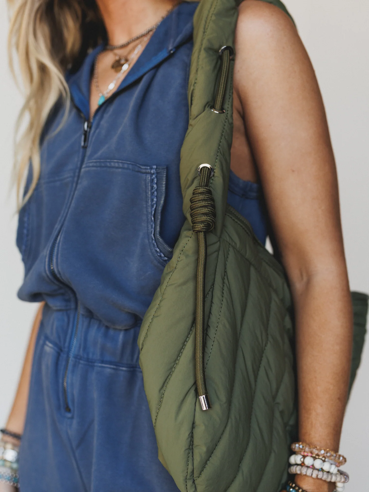 Lexi Shoulder Bag - Olive - Image 2