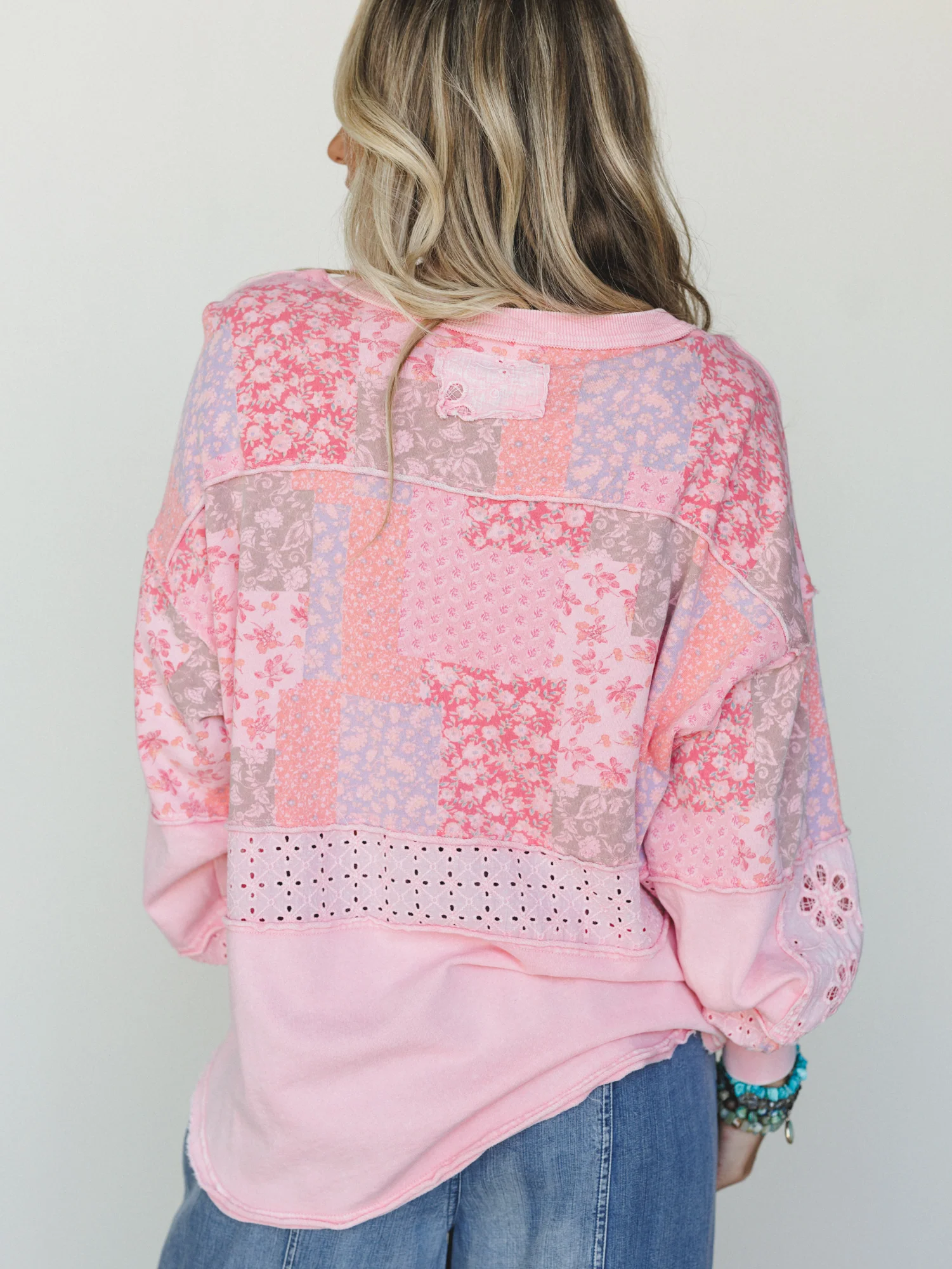 Life in Florals Tee - Cotton Candy - Image 5