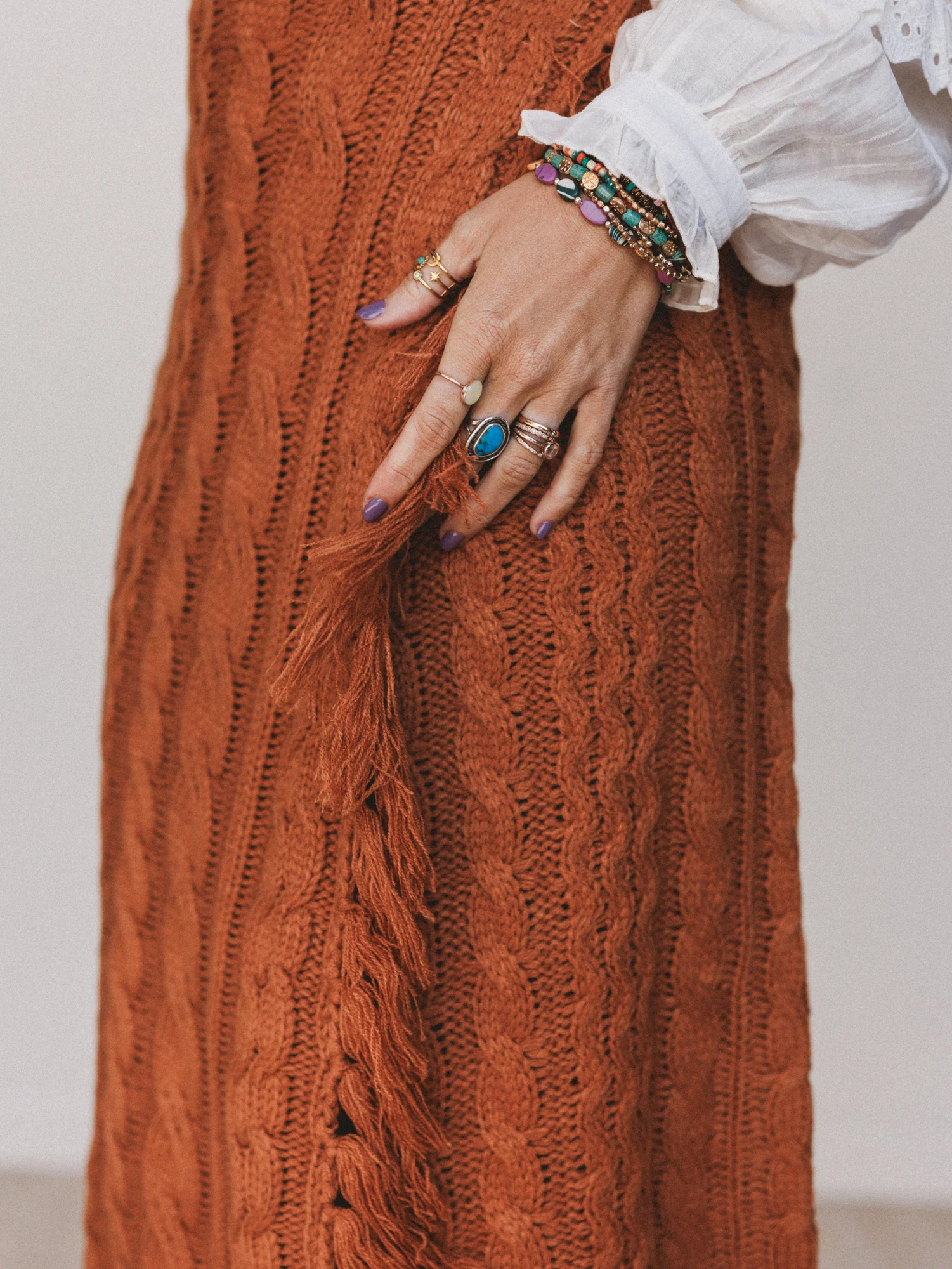 Liz Midi Skirt - Camel - Image 3