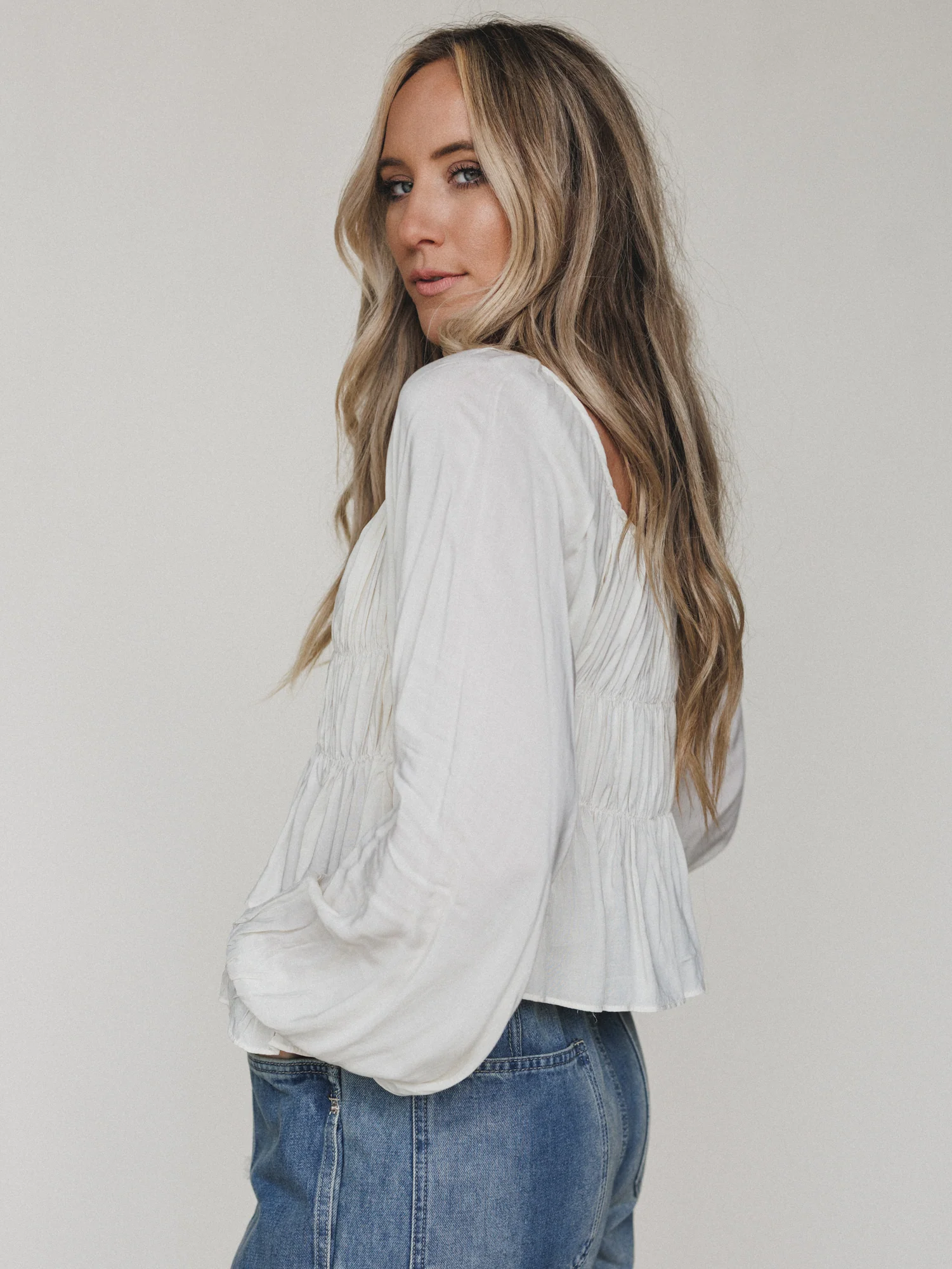 Lost In Tomorrow Blouse - Ivory - Image 3