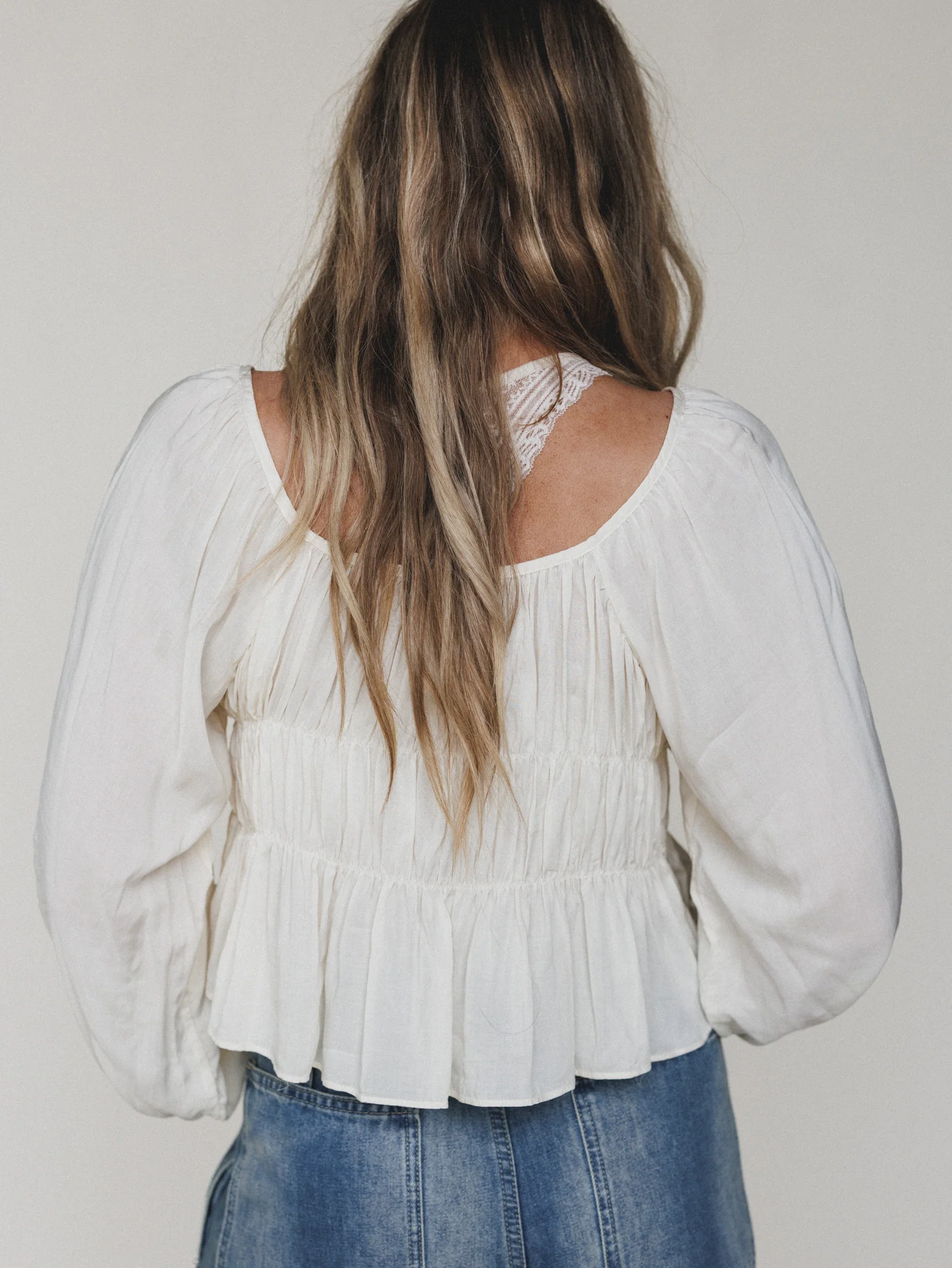 Lost In Tomorrow Blouse - Ivory - Image 4