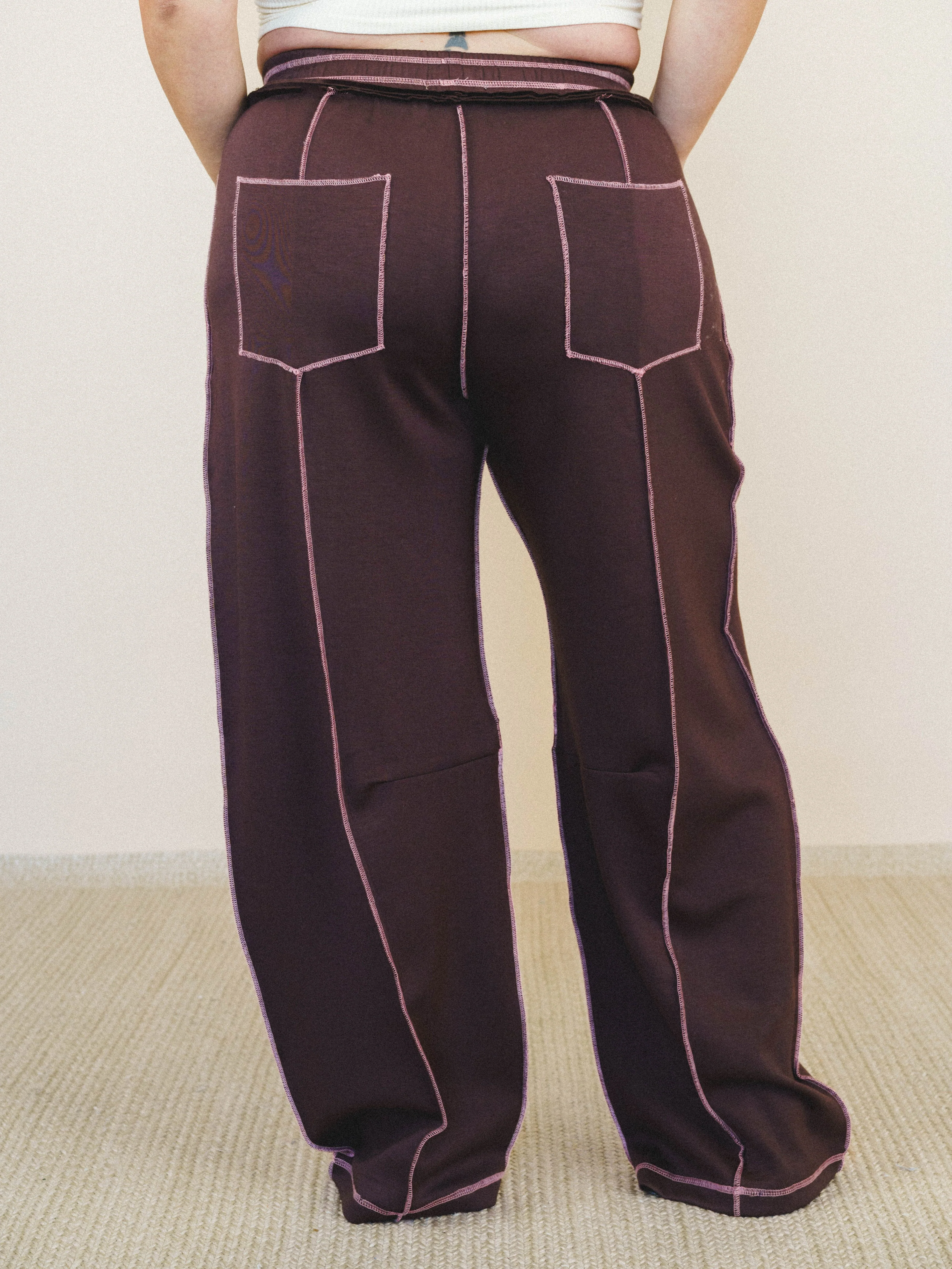 Lounge Hour Pants - Mocha Brown - Image 2