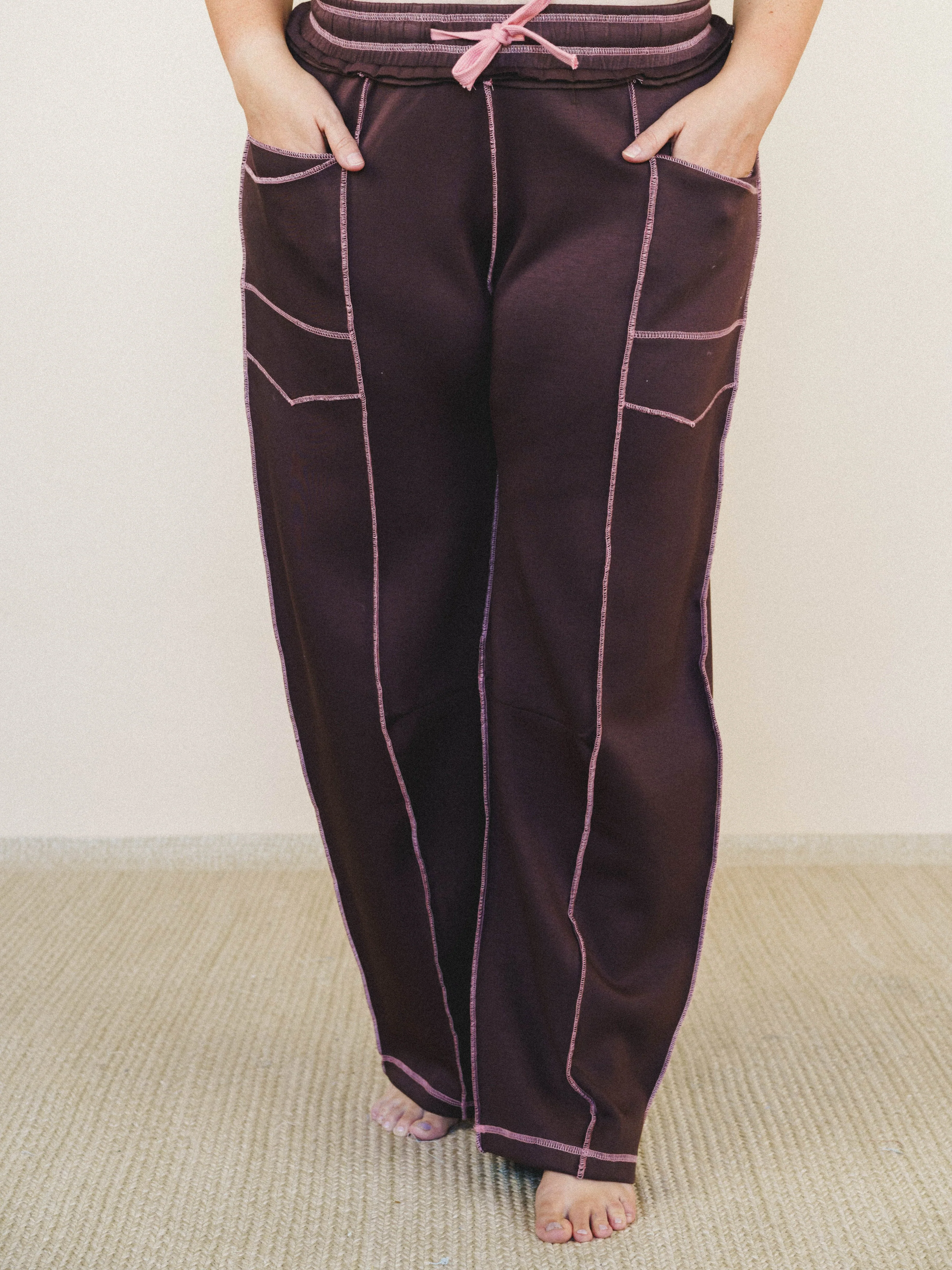 Lounge Hour Pants - Mocha Brown - Image 3