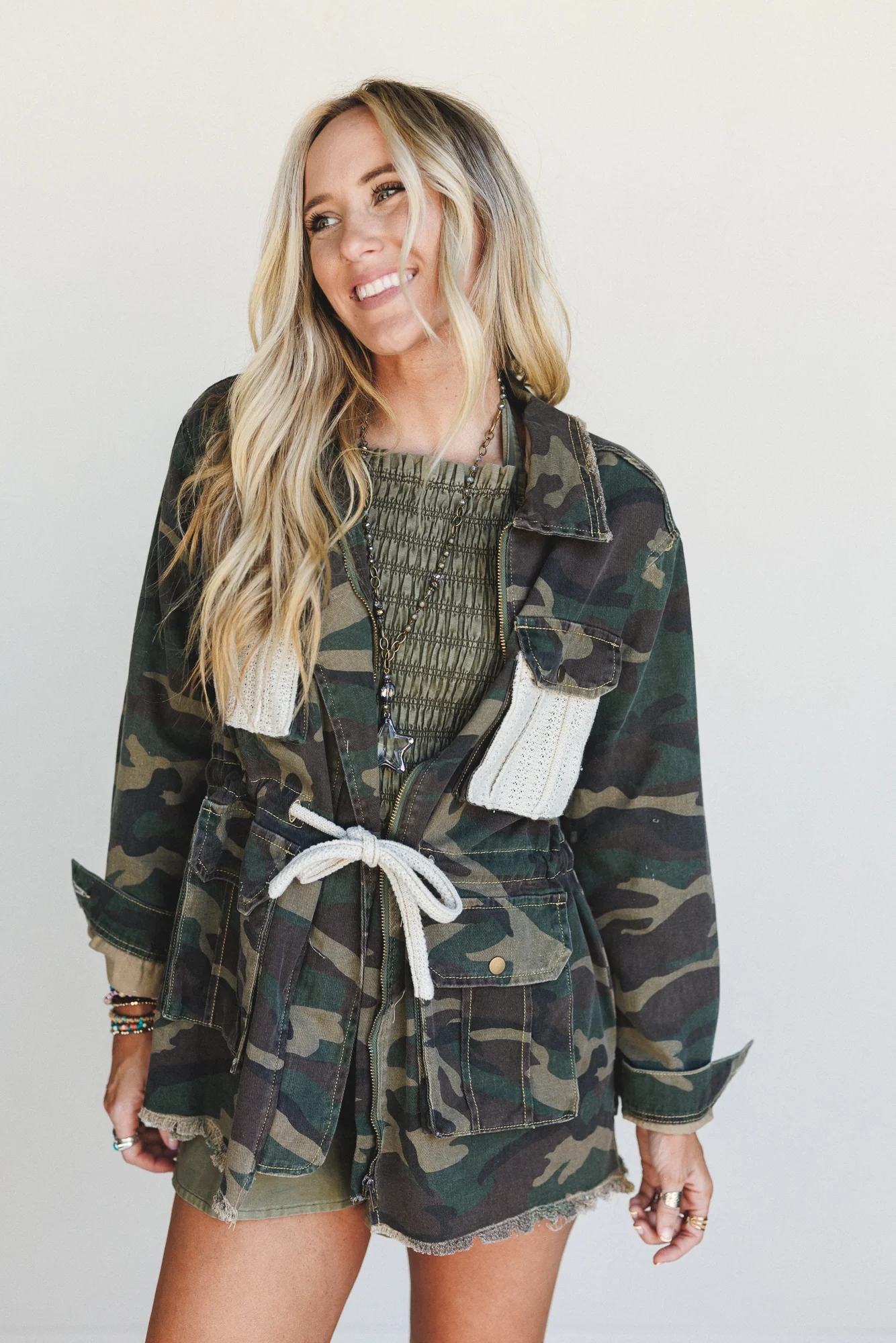 Love And Peace Jacket - Camo - Image 6