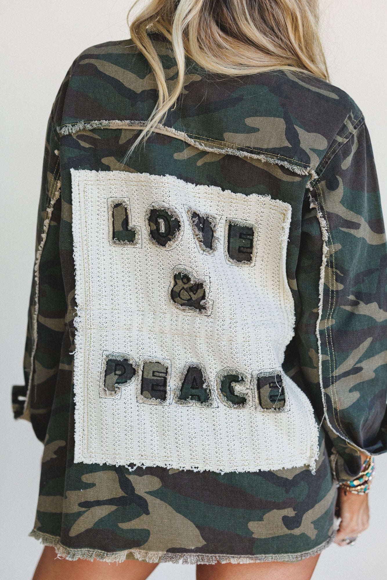 Love And Peace Jacket - Camo - Image 3