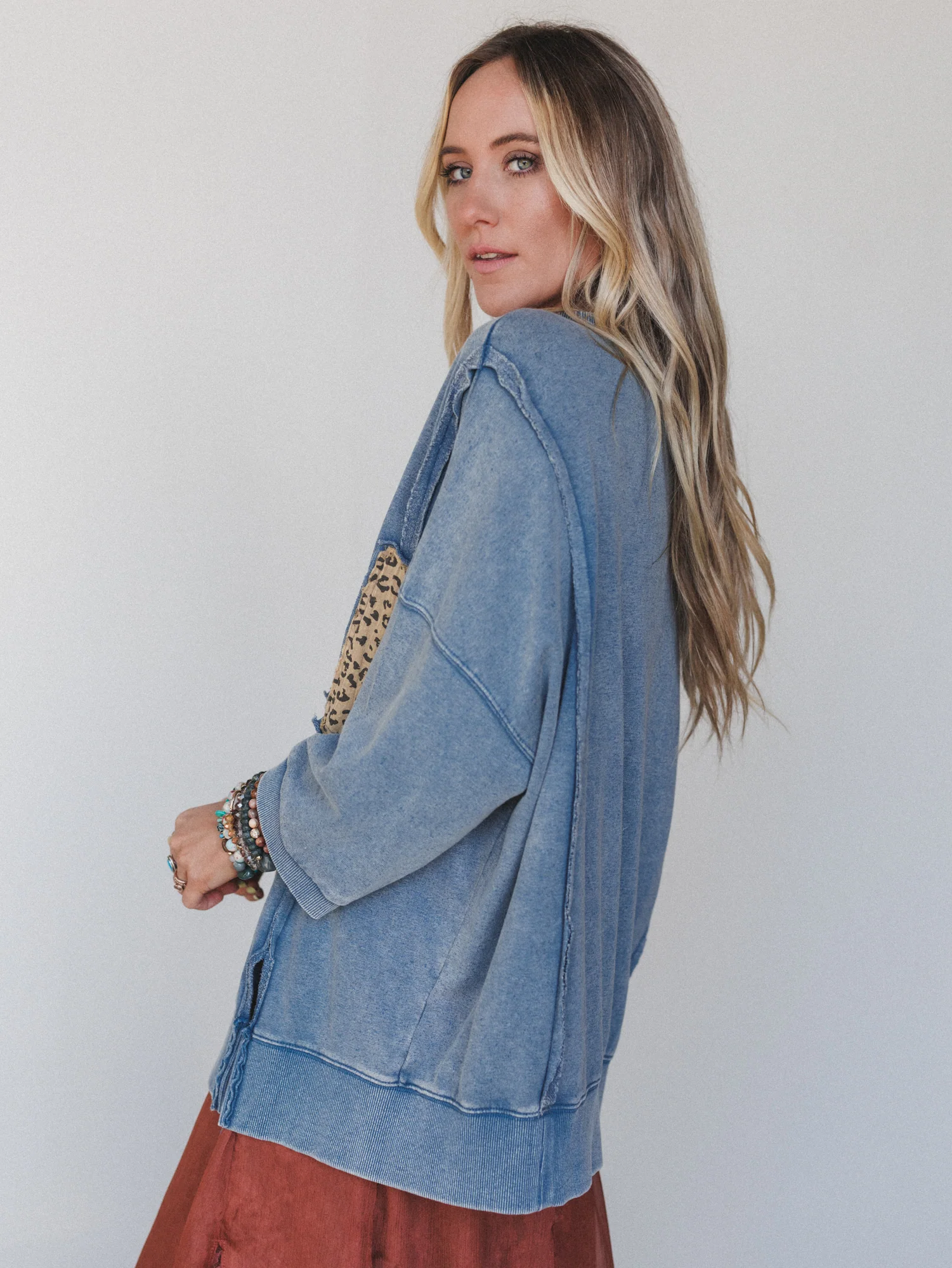 Love Wild Top - Denim - Image 6