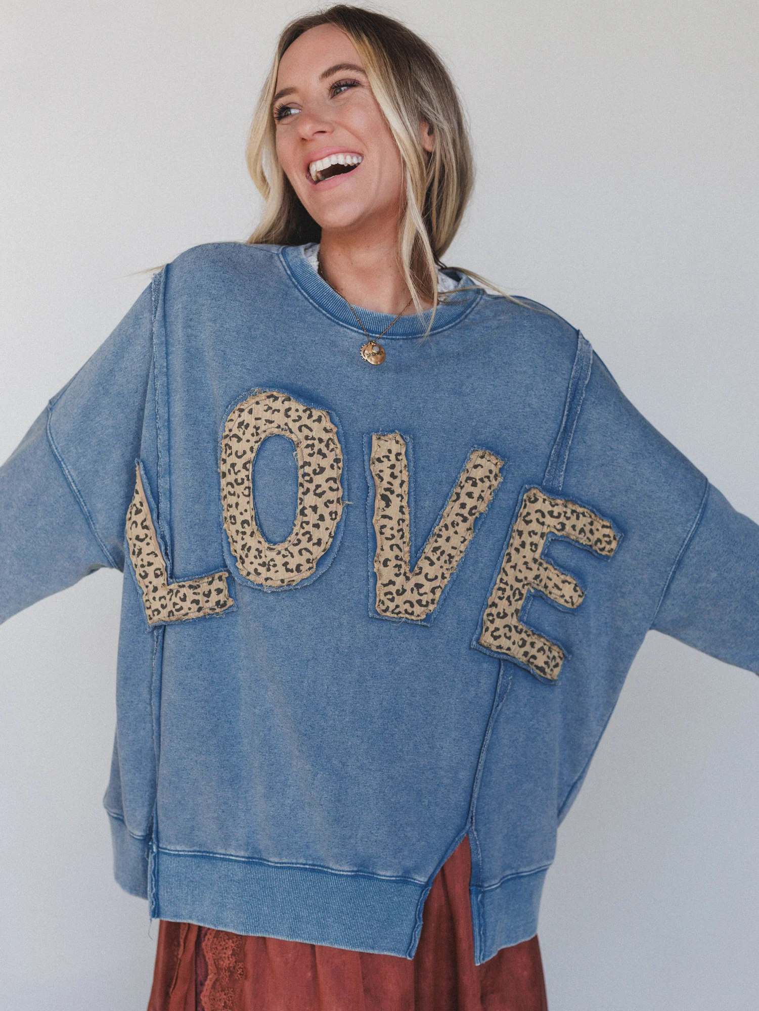 Love Wild Top - Denim - Image 7