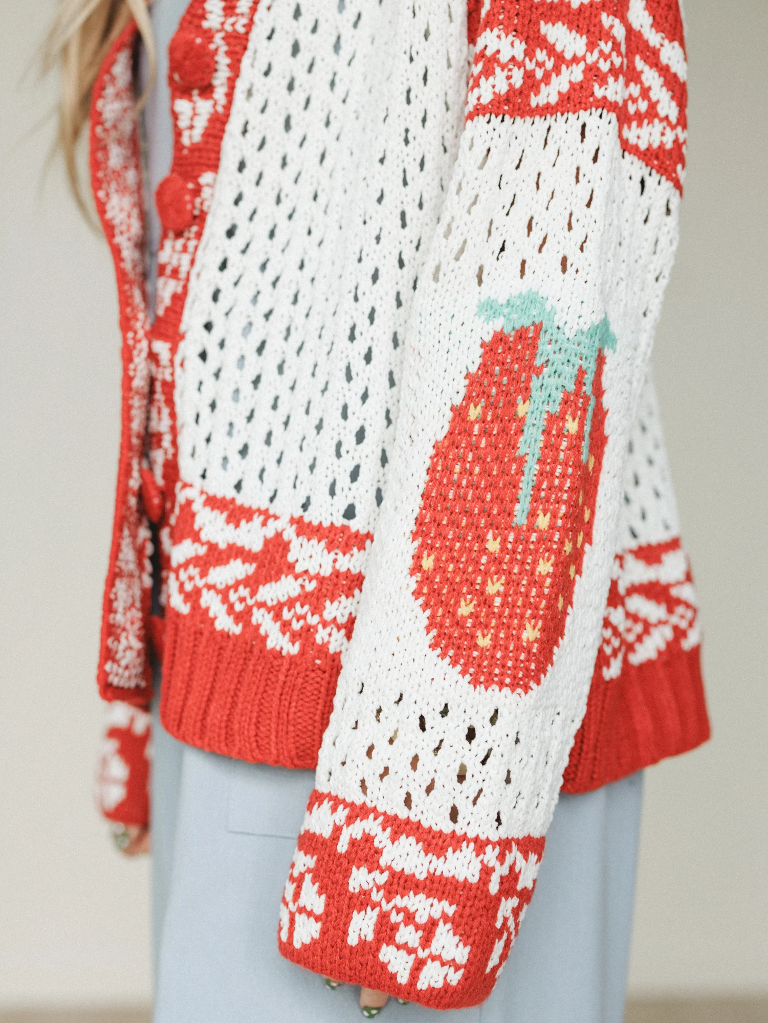 Love You Sweater - Red - Image 5