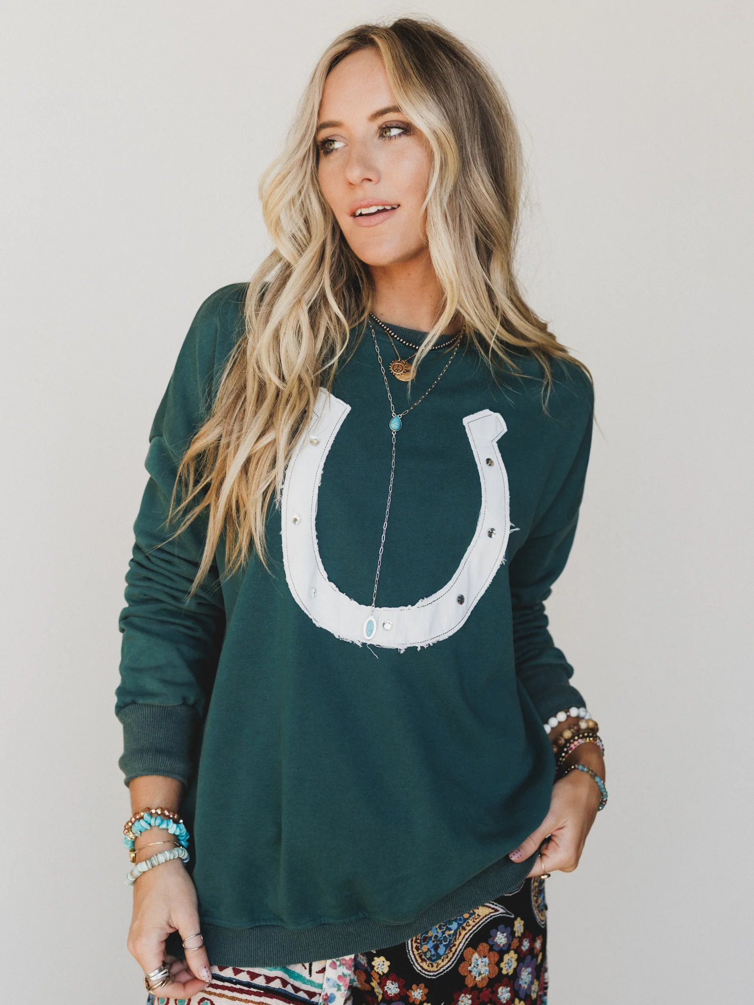 Lucky Lady Sweatshirt - Rainforest - Image 2
