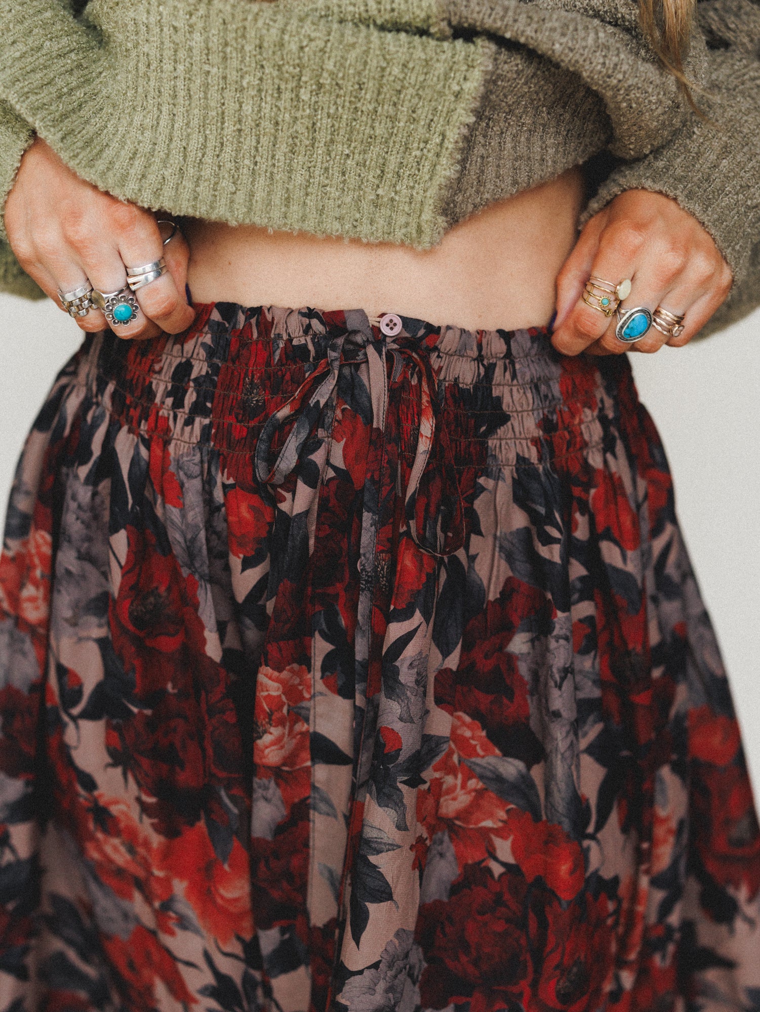 Lunar Bloom Skirt - Natural - Image 3
