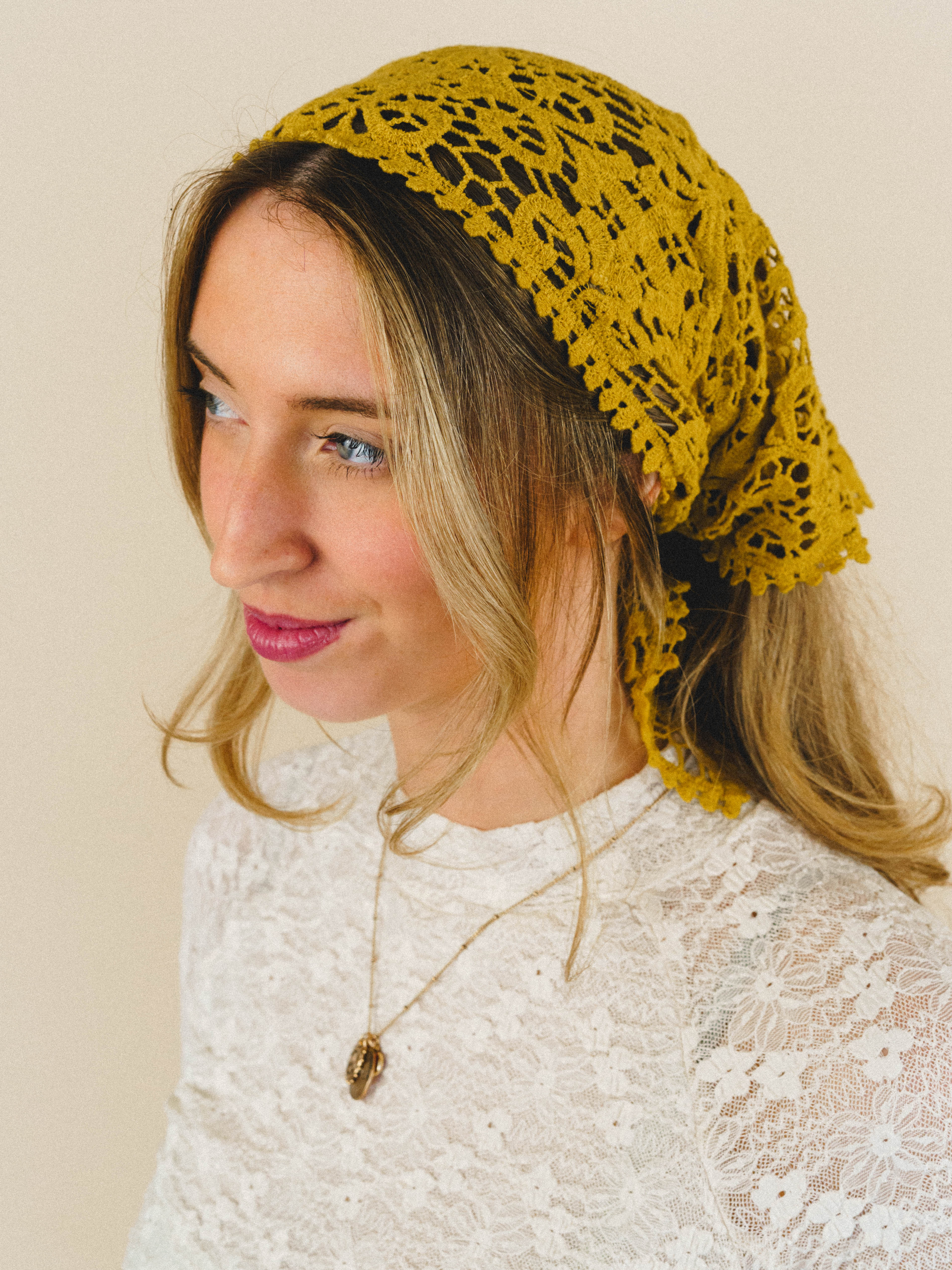 Made for Maidens Hair Bandana - Mustard - Image 3
