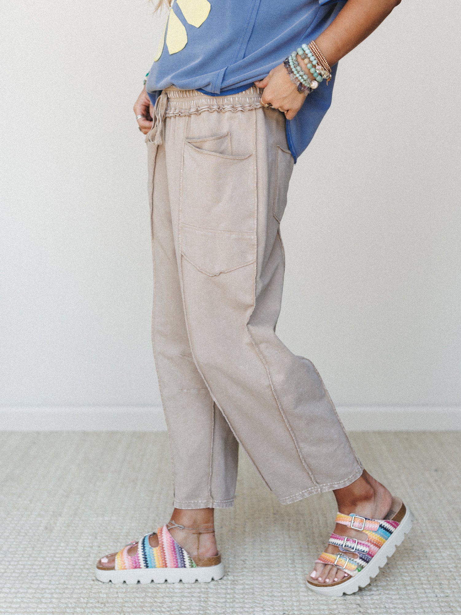 Magnolia Barrel Pants - Baked Potato - Image 2