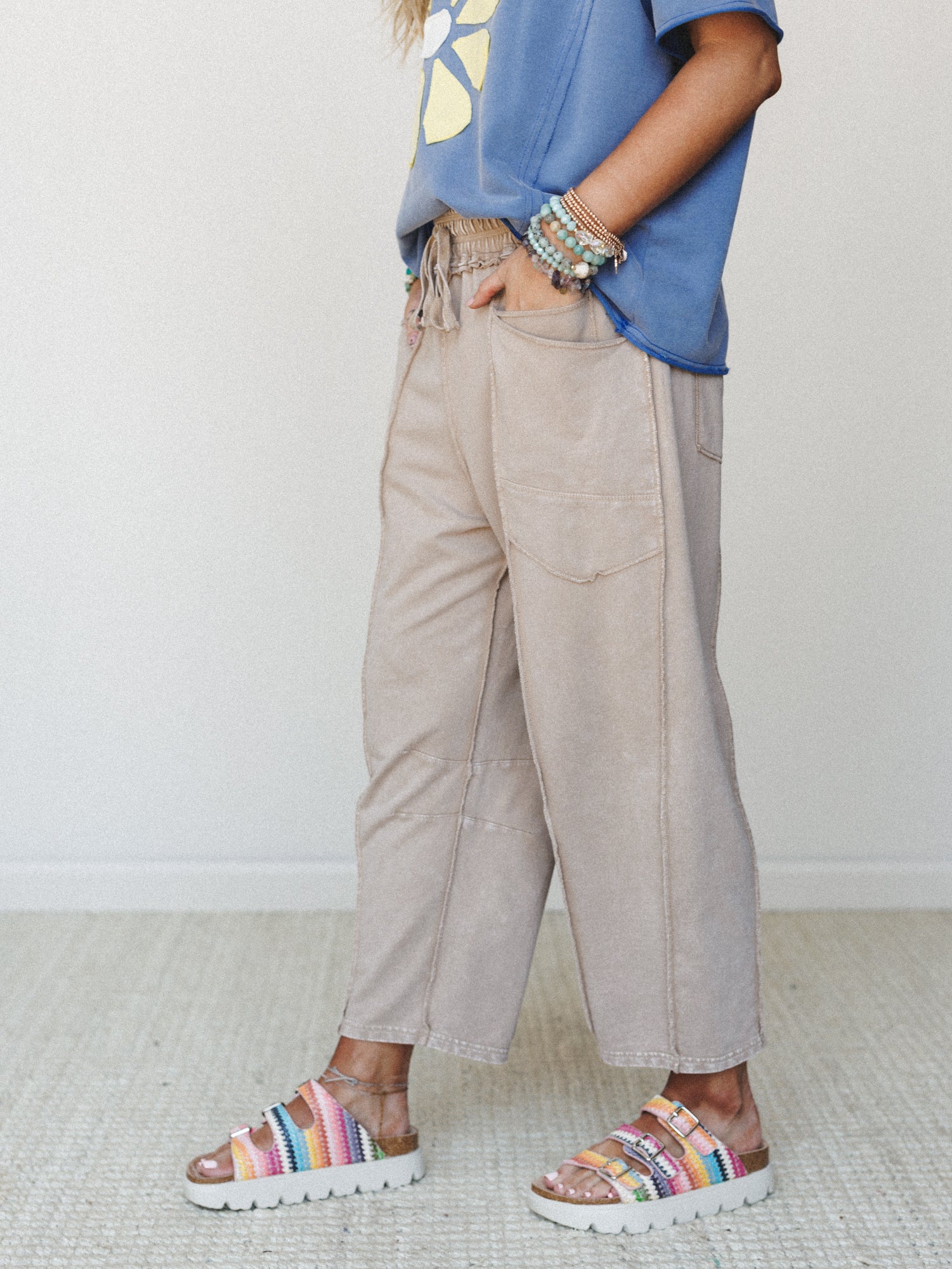 Magnolia Barrel Pants - Baked Potato - Image 4