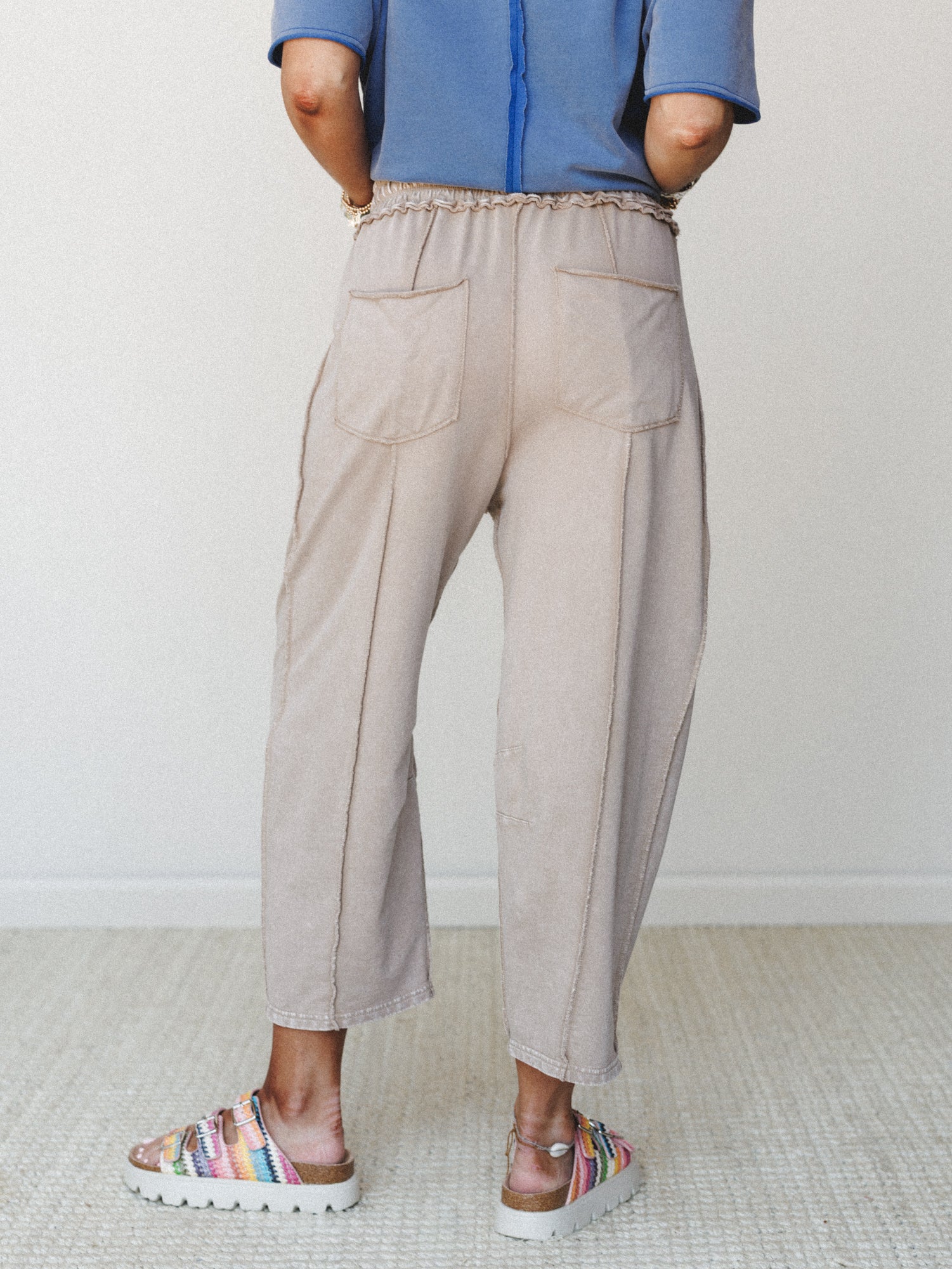 Magnolia Barrel Pants - Baked Potato - Image 5