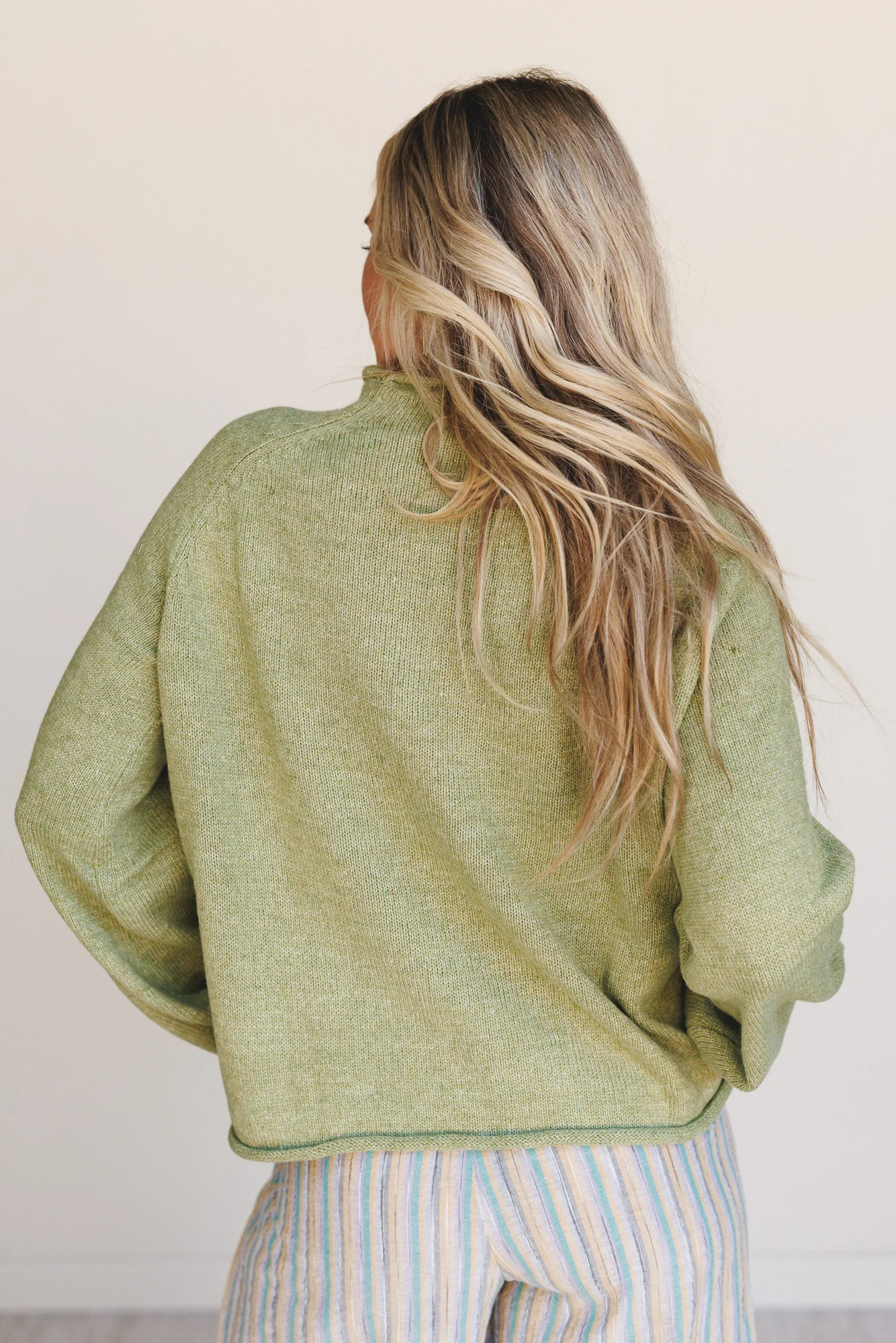 Marine Layers Sweater Top - Olive - Image 5