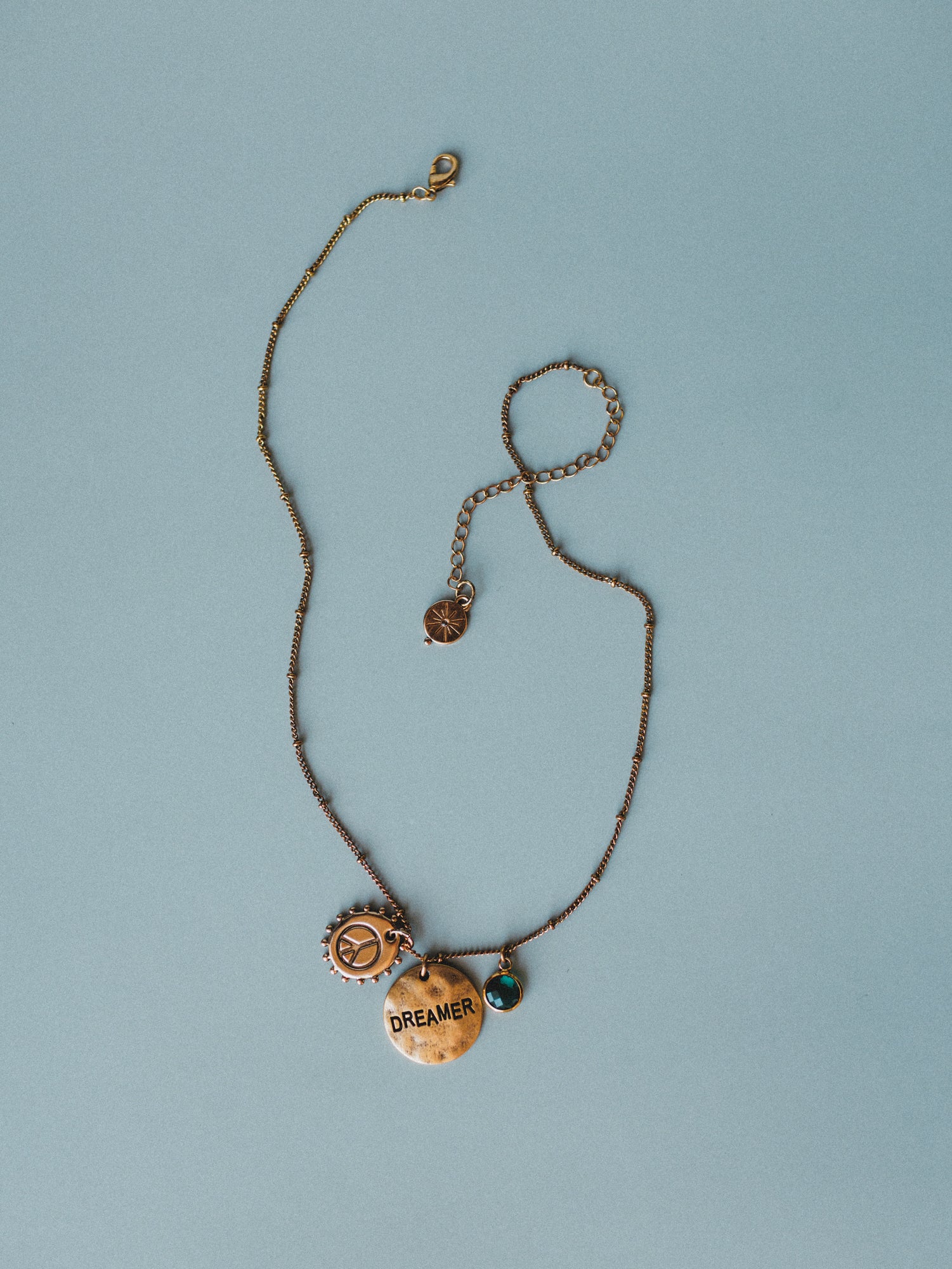 May Dreamer Birthstone Necklace - Emerald - Image 4