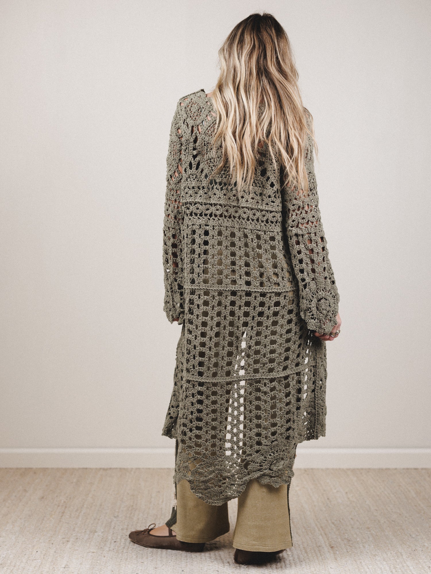 Maysa Crochet Top - Olive - Image 5