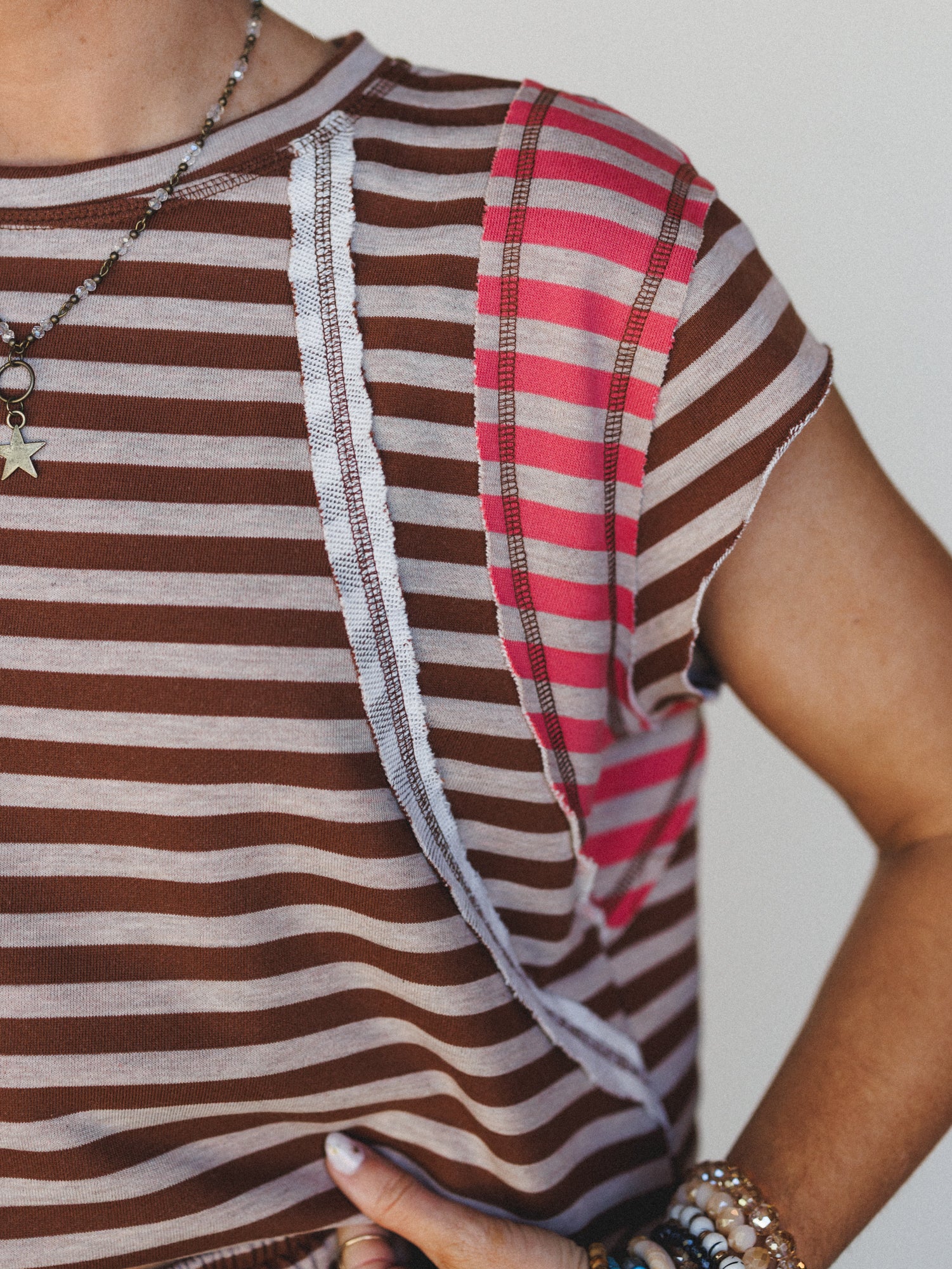 Mazy Two Piece Set - Coffee Coral - Image 3