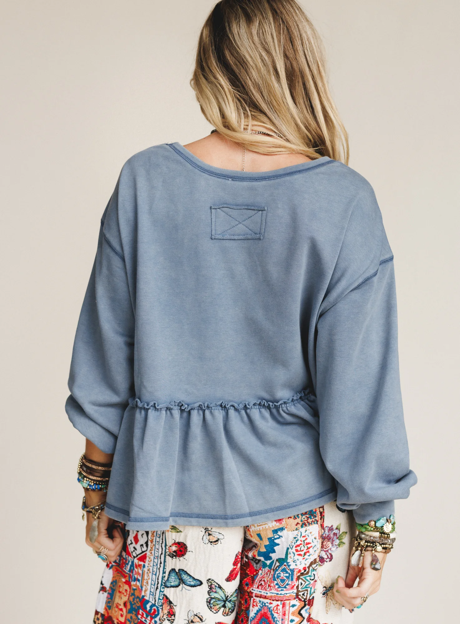Meadow Club Top - Navy - Image 6