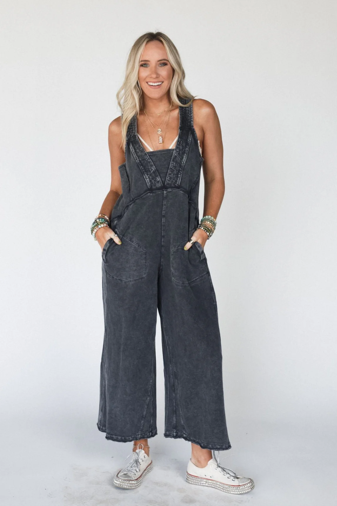 Meadow Dreamer Jumpsuit - Black