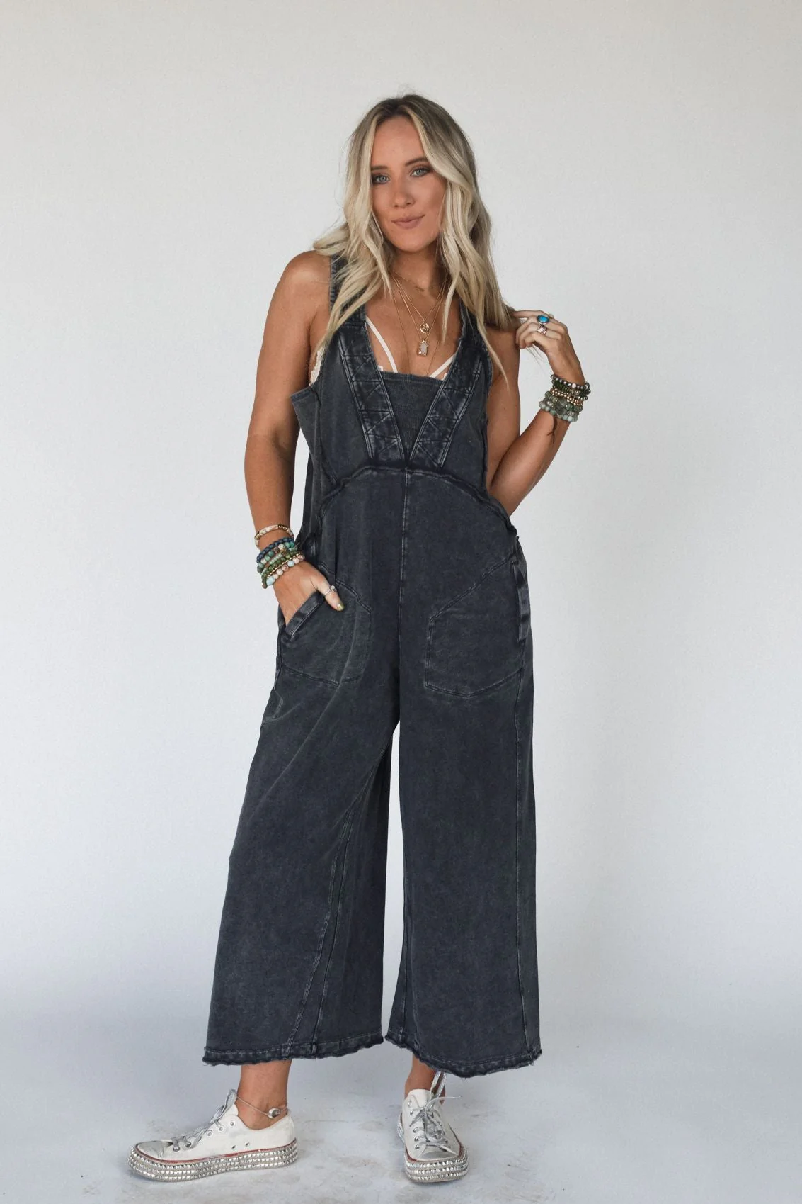Meadow Dreamer Jumpsuit - Black - Image 3