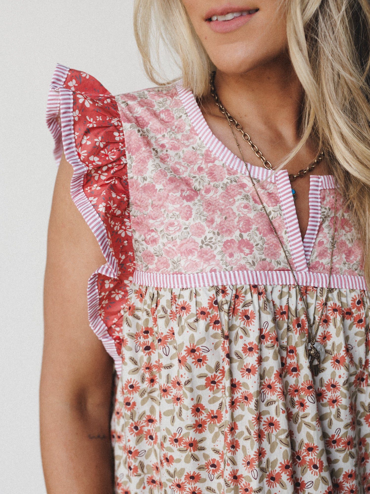 Meadow Maze Blouse - Rose Pink - Image 3