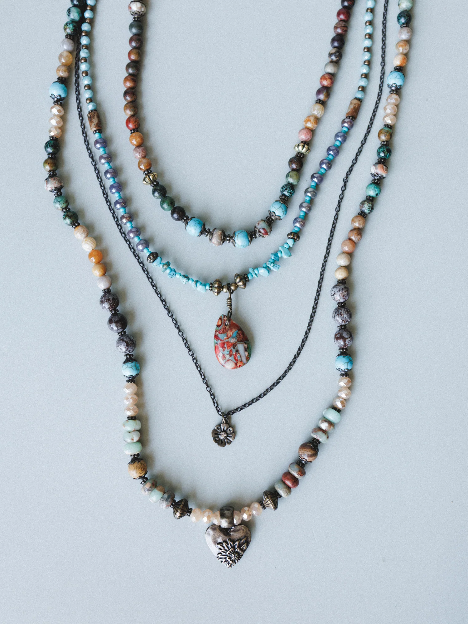 Mesa Necklace - Blue - Image 2
