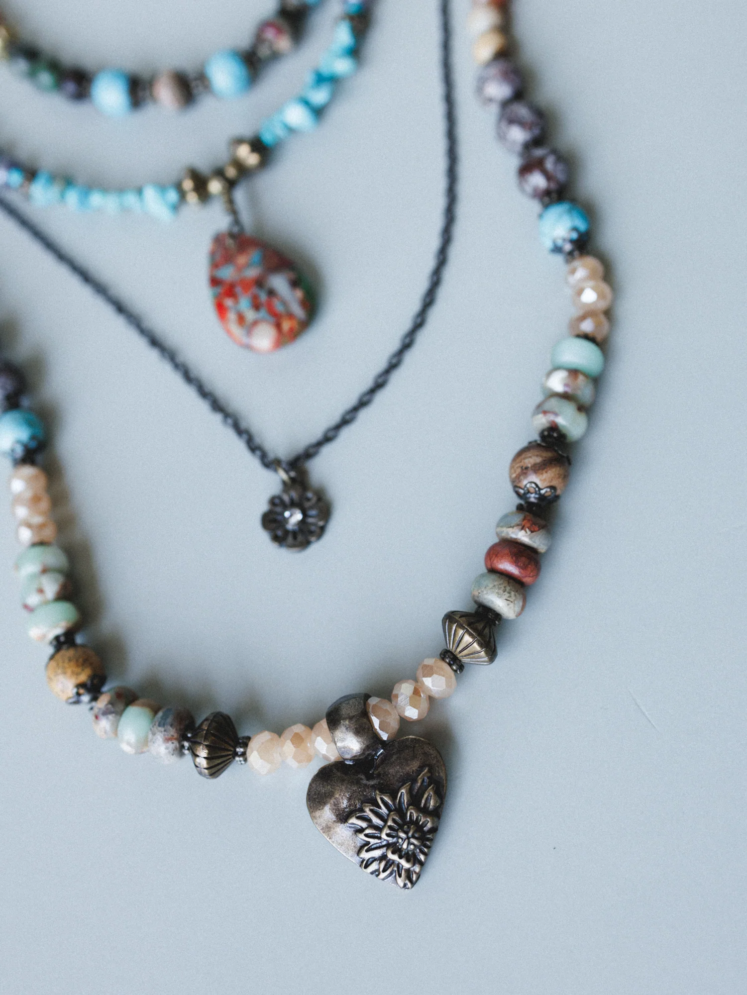 Mesa Necklace - Blue - Image 4