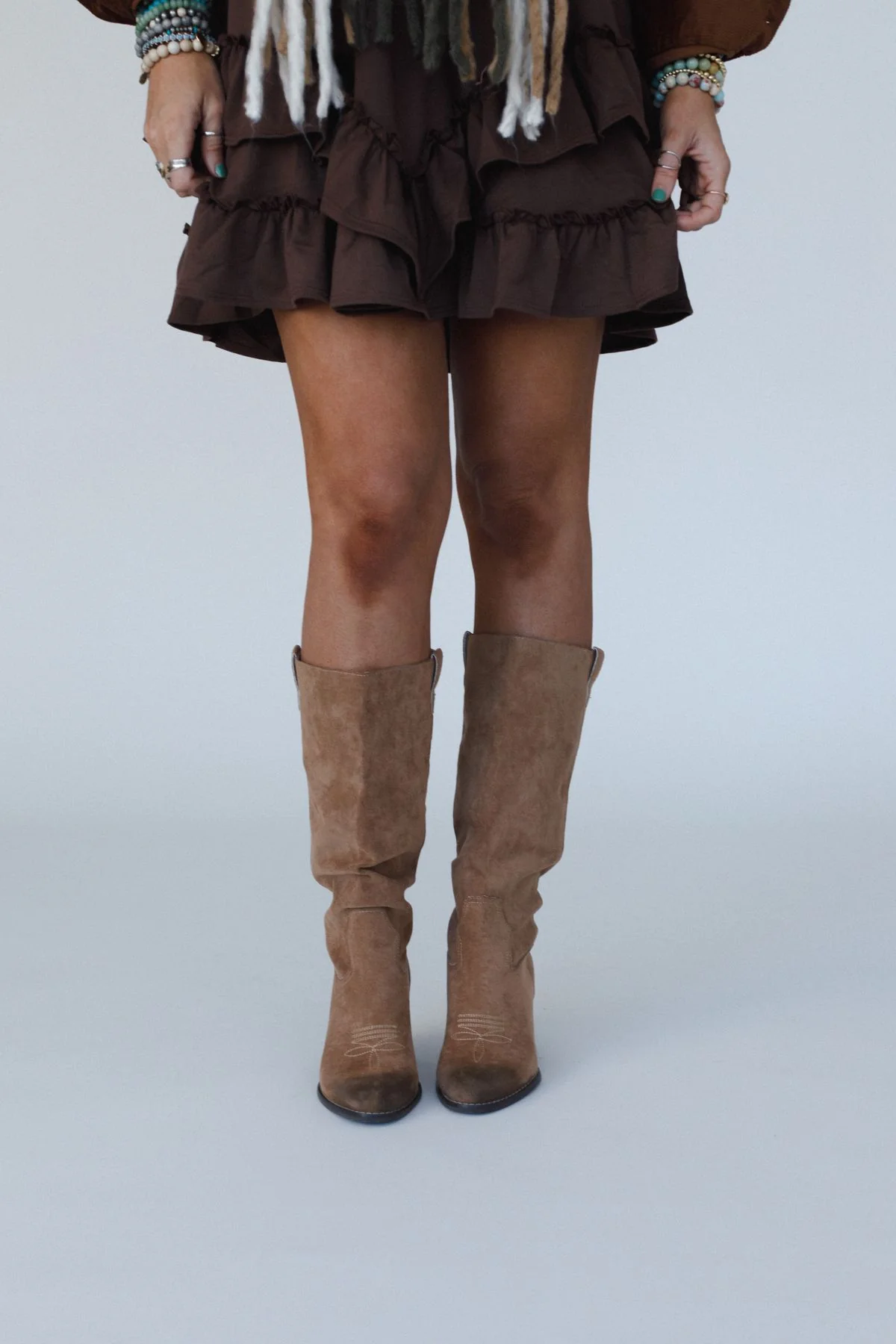 Mesa Sky Western Boots - Latte - Image 5