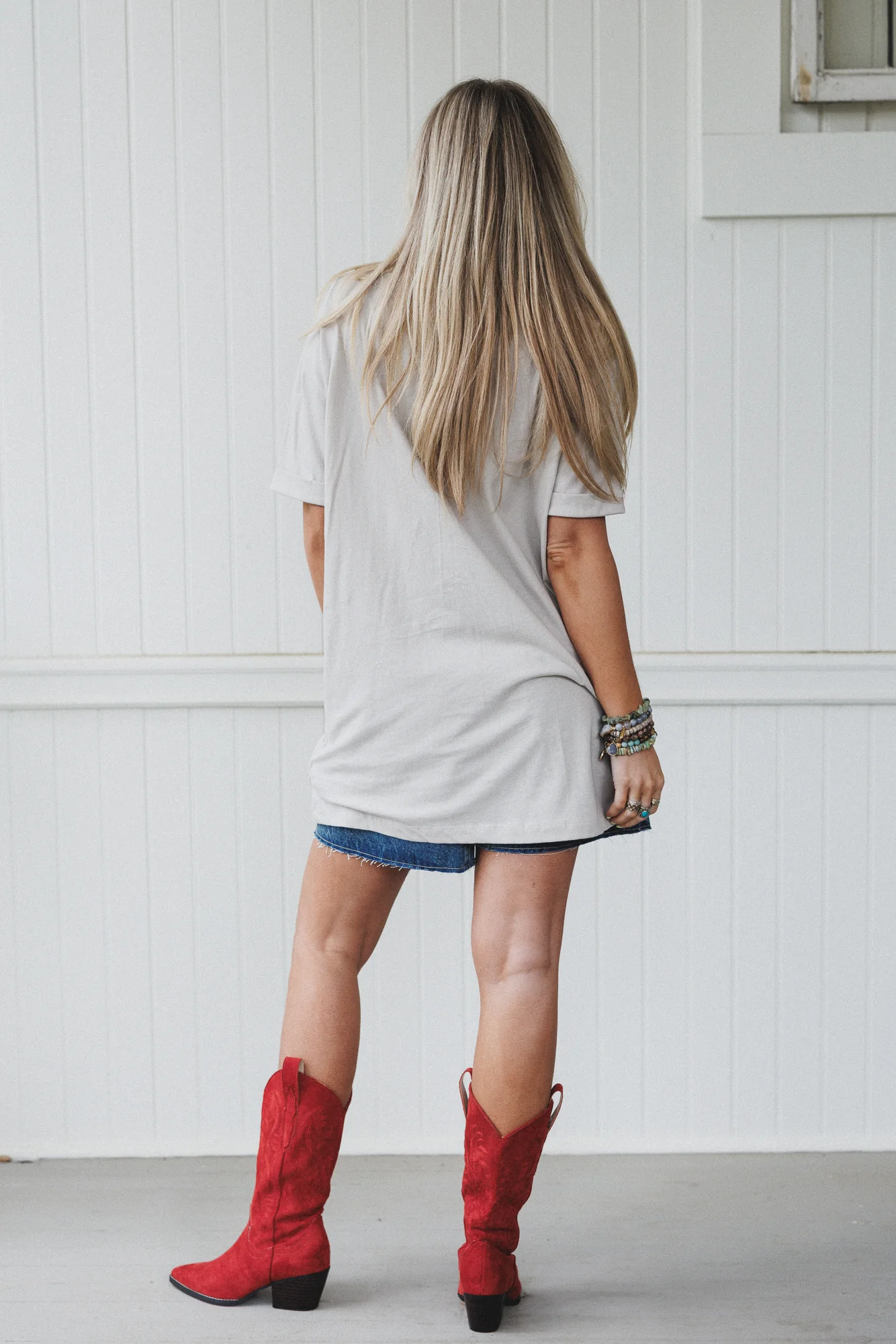 Midnight Mustang Graphic Tee - Gray - Image 4
