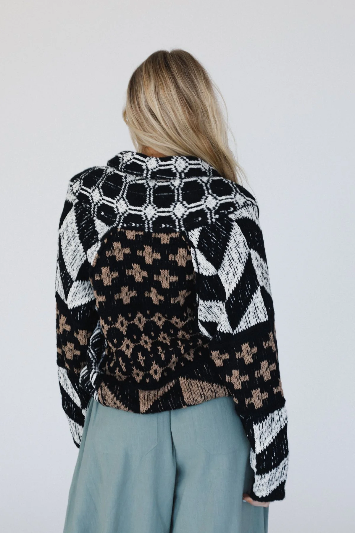 Midnight Ridge Cardigan - Black - Image 2