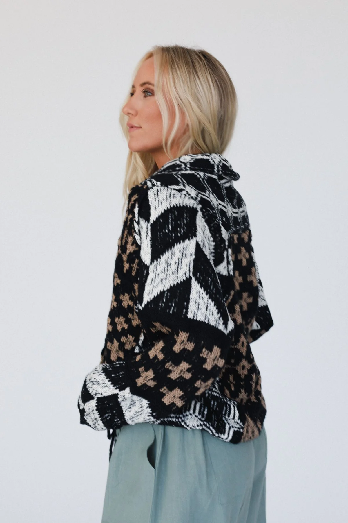 Midnight Ridge Cardigan - Black - Image 4