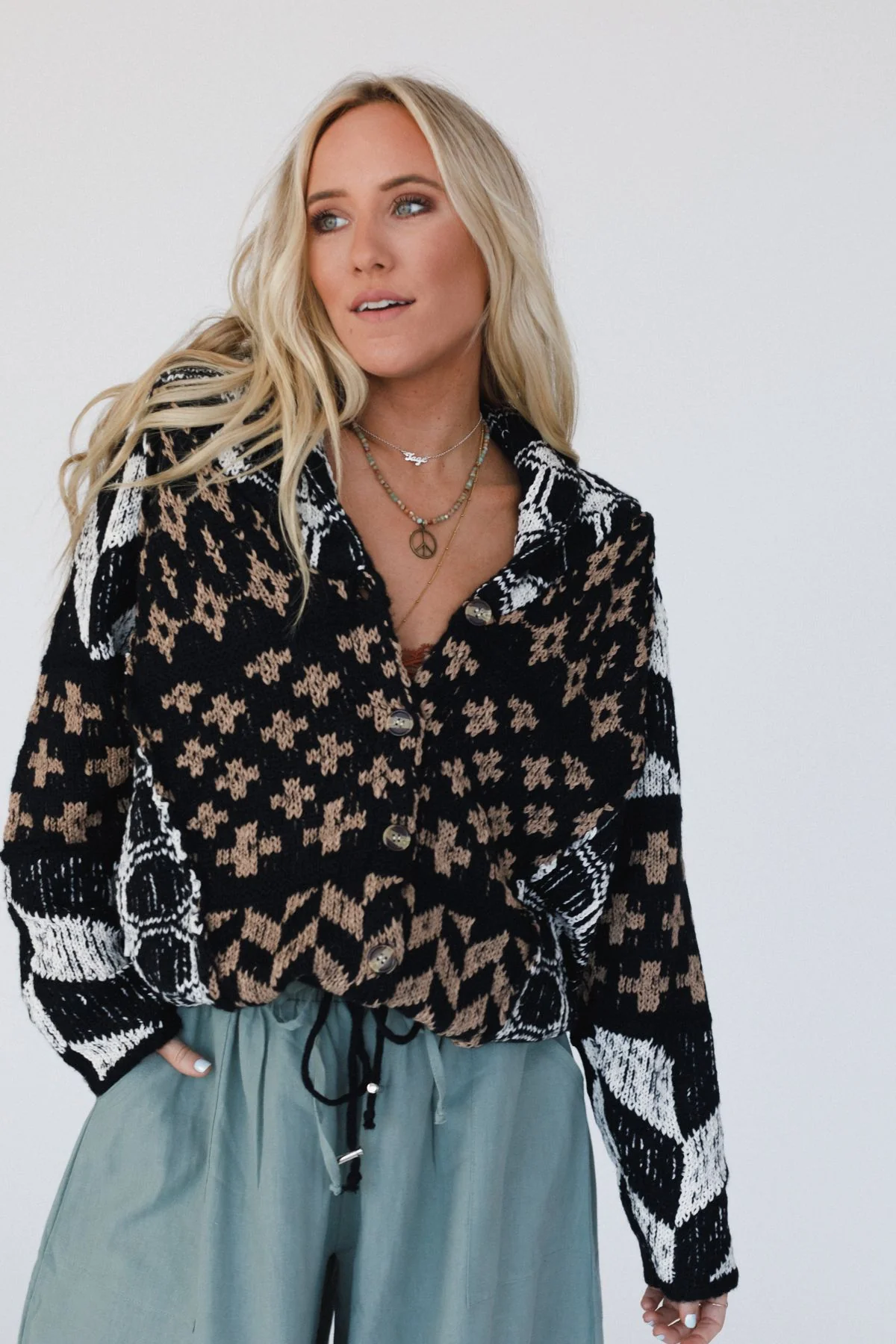 Midnight Ridge Cardigan - Black - Pre Order