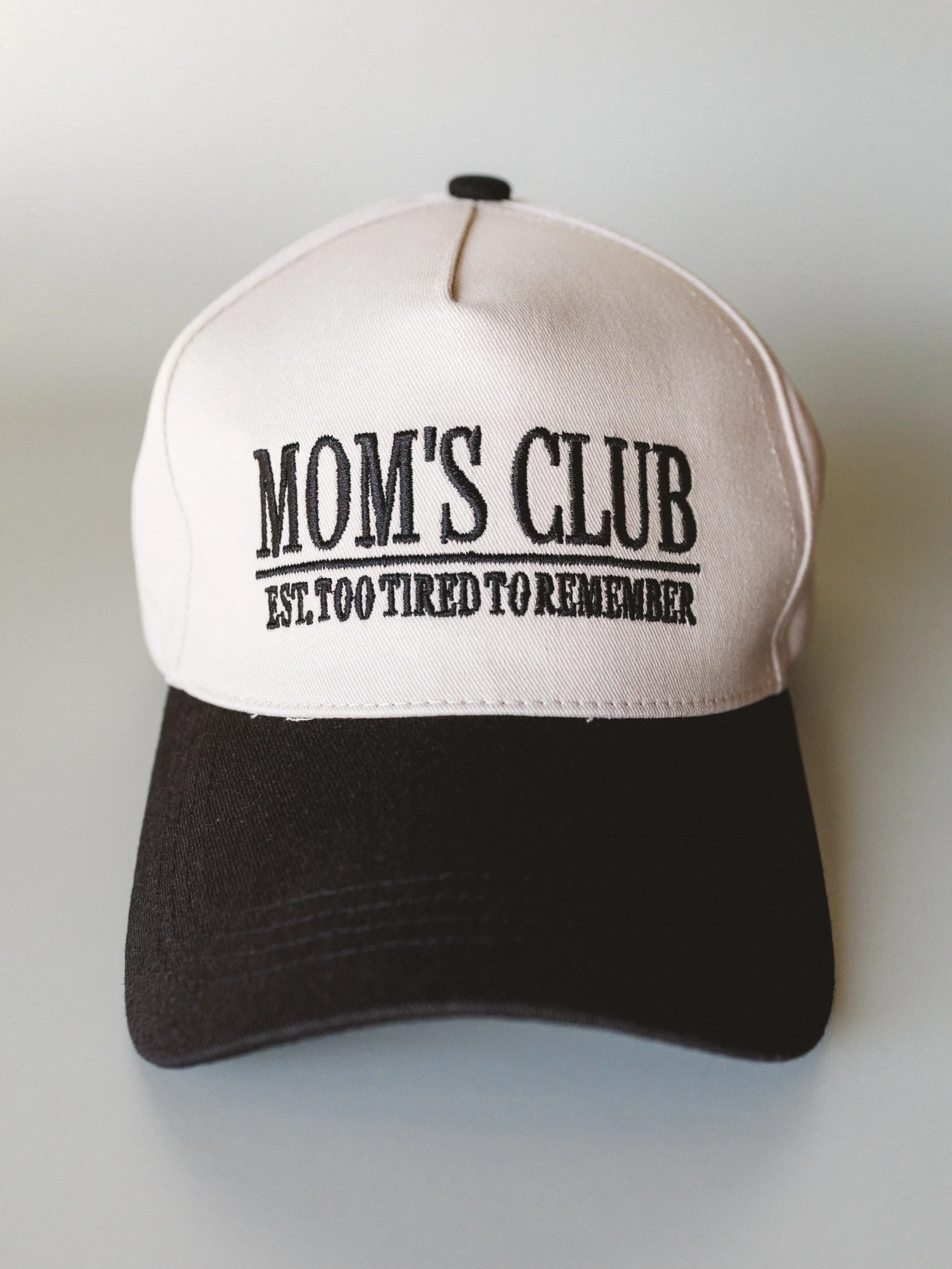 Mom's Club Baseball Hat - Black