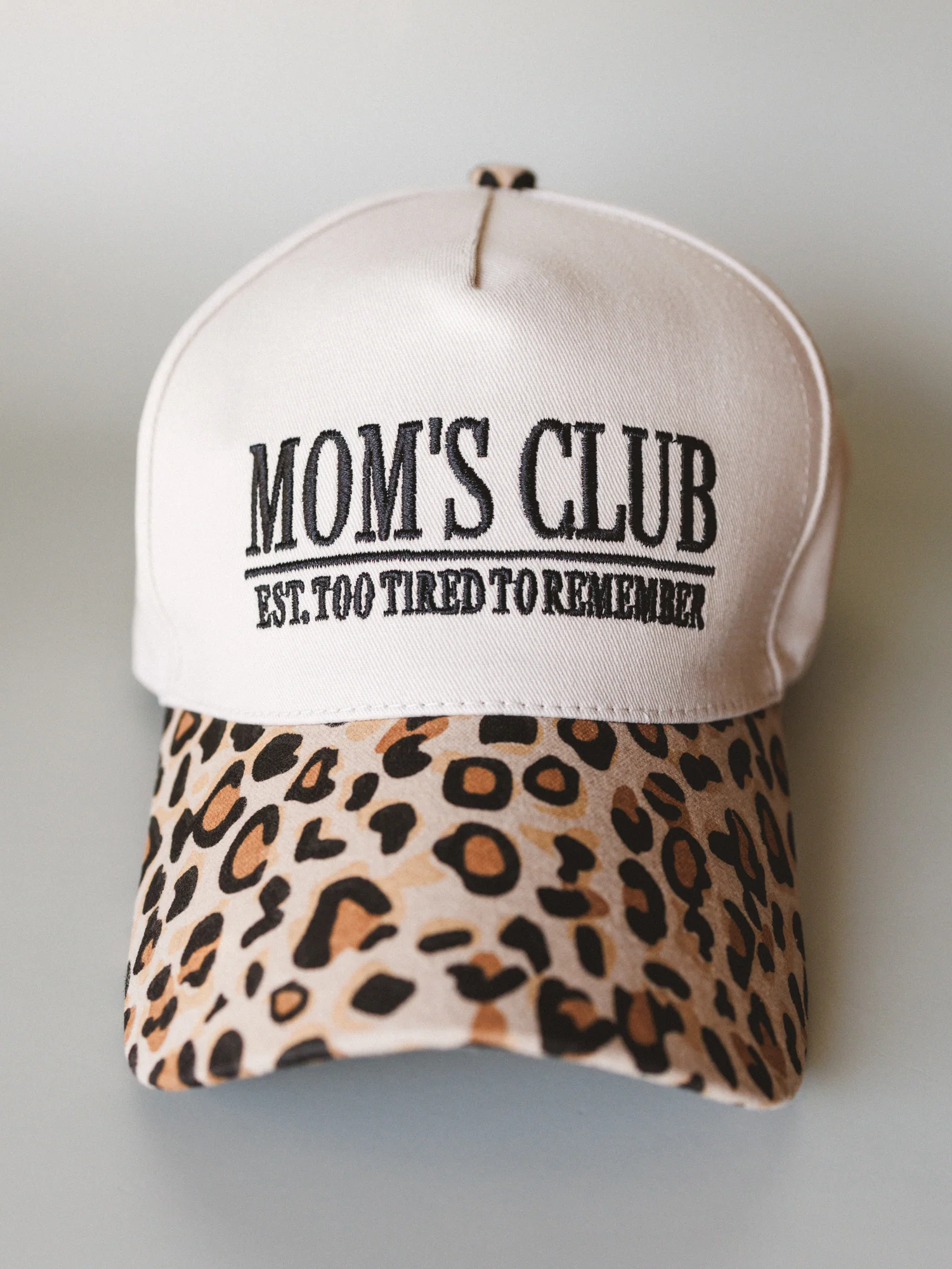 Mom's Club Baseball Hat - Leopard - Image 2