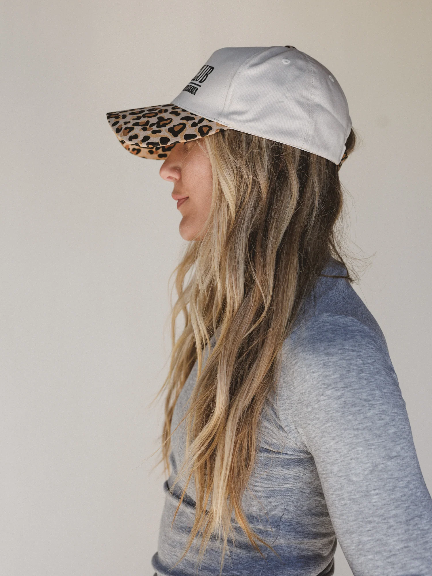 Mom's Club Baseball Hat - Leopard - Image 3