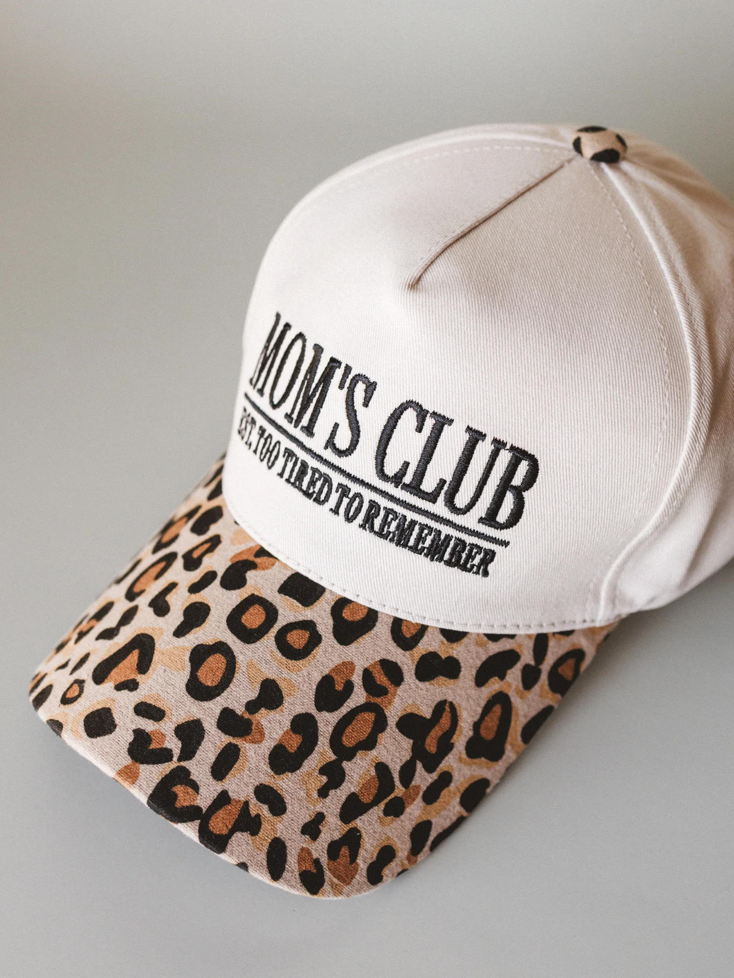 Mom's Club Baseball Hat - Leopard - Image 4