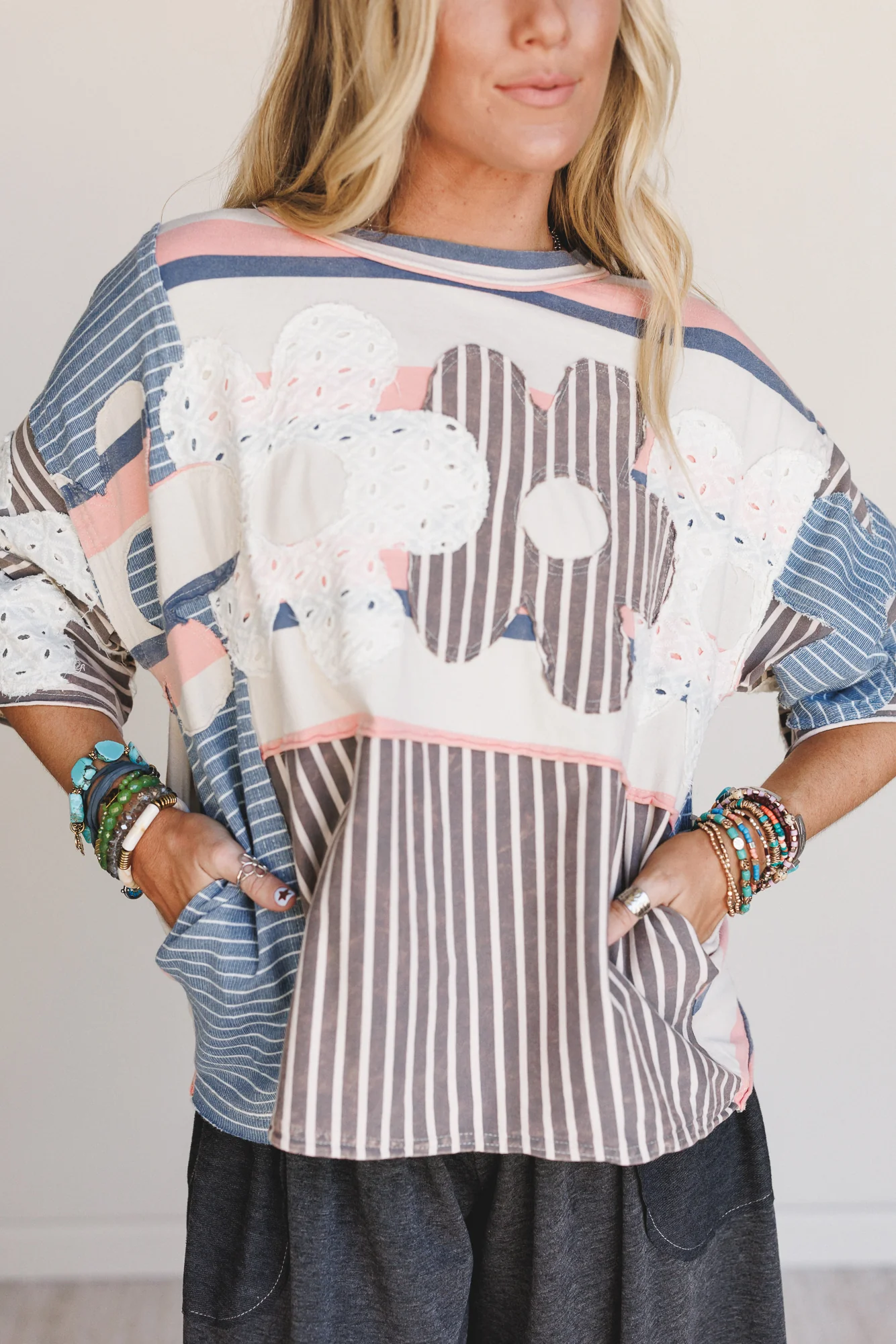 Moodflower Top - Blue - Image 2