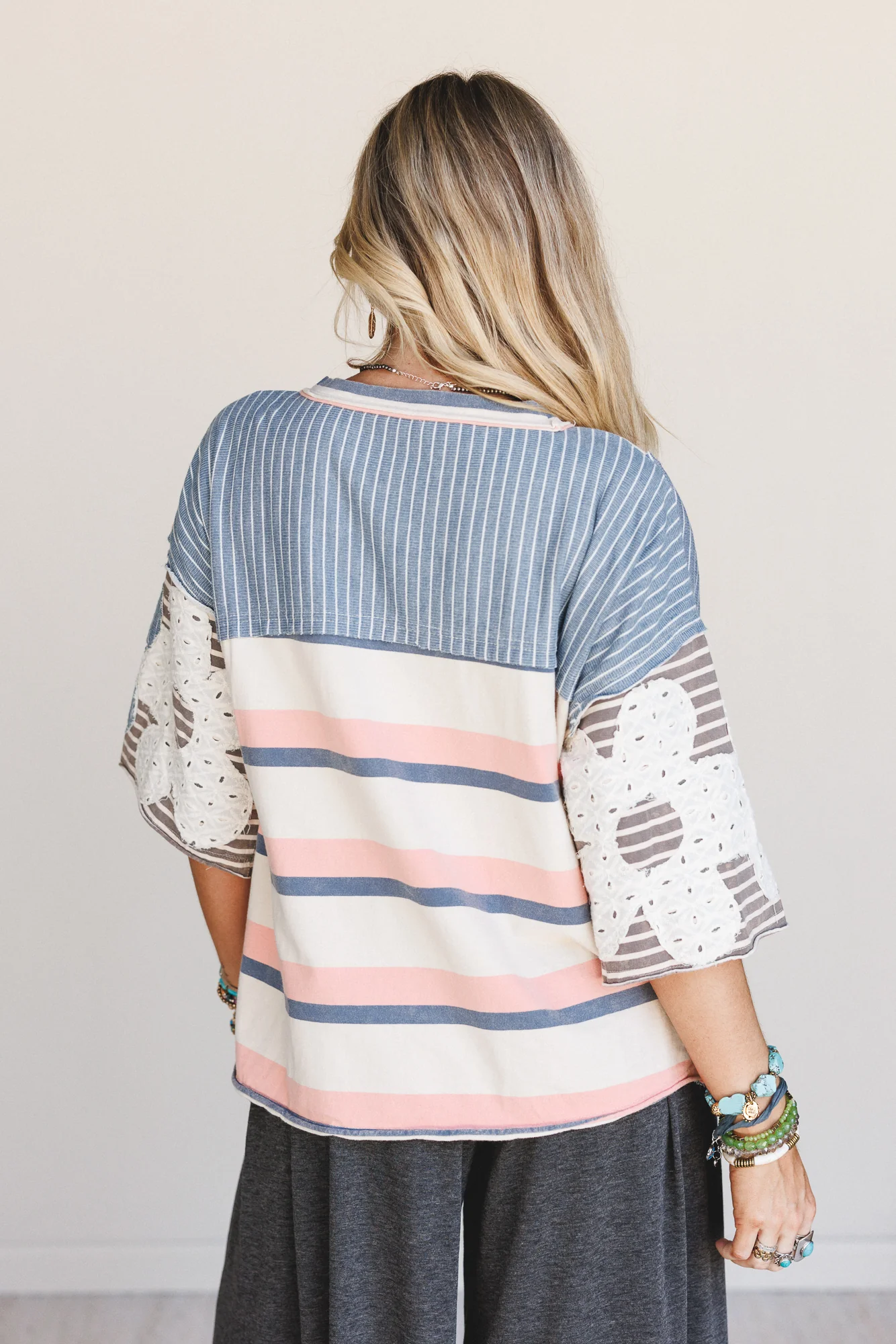 Moodflower Top - Blue - Image 3