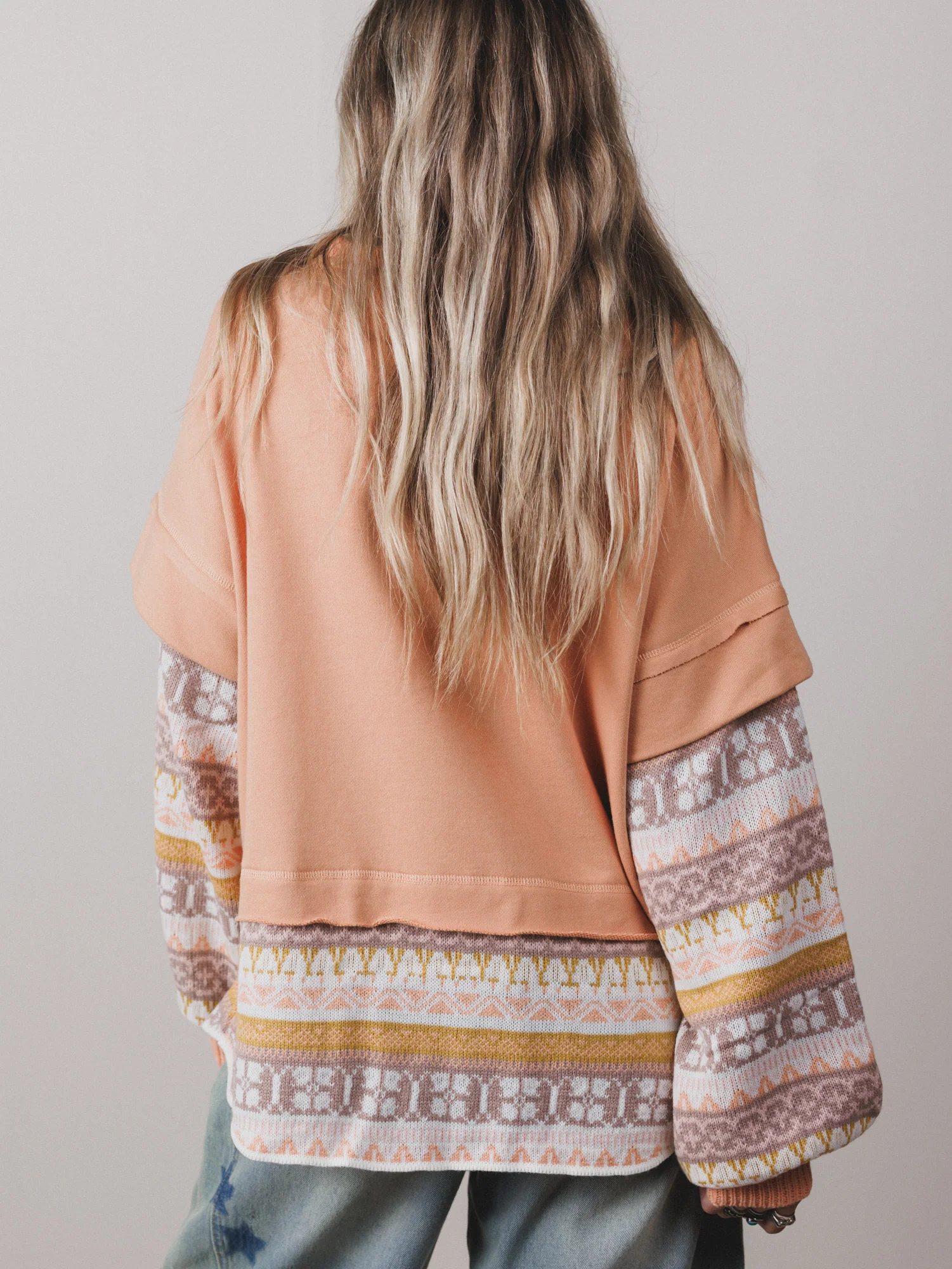 Moon Fern Top - Peach - Image 4