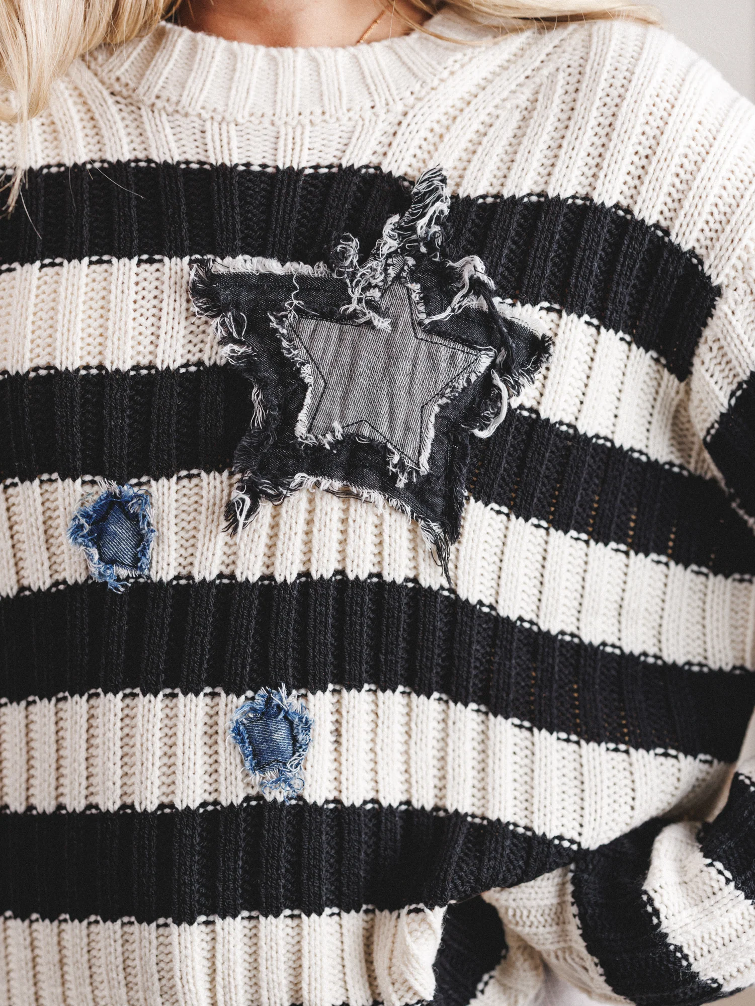 Moon Picnic Sweater - Black - Image 4