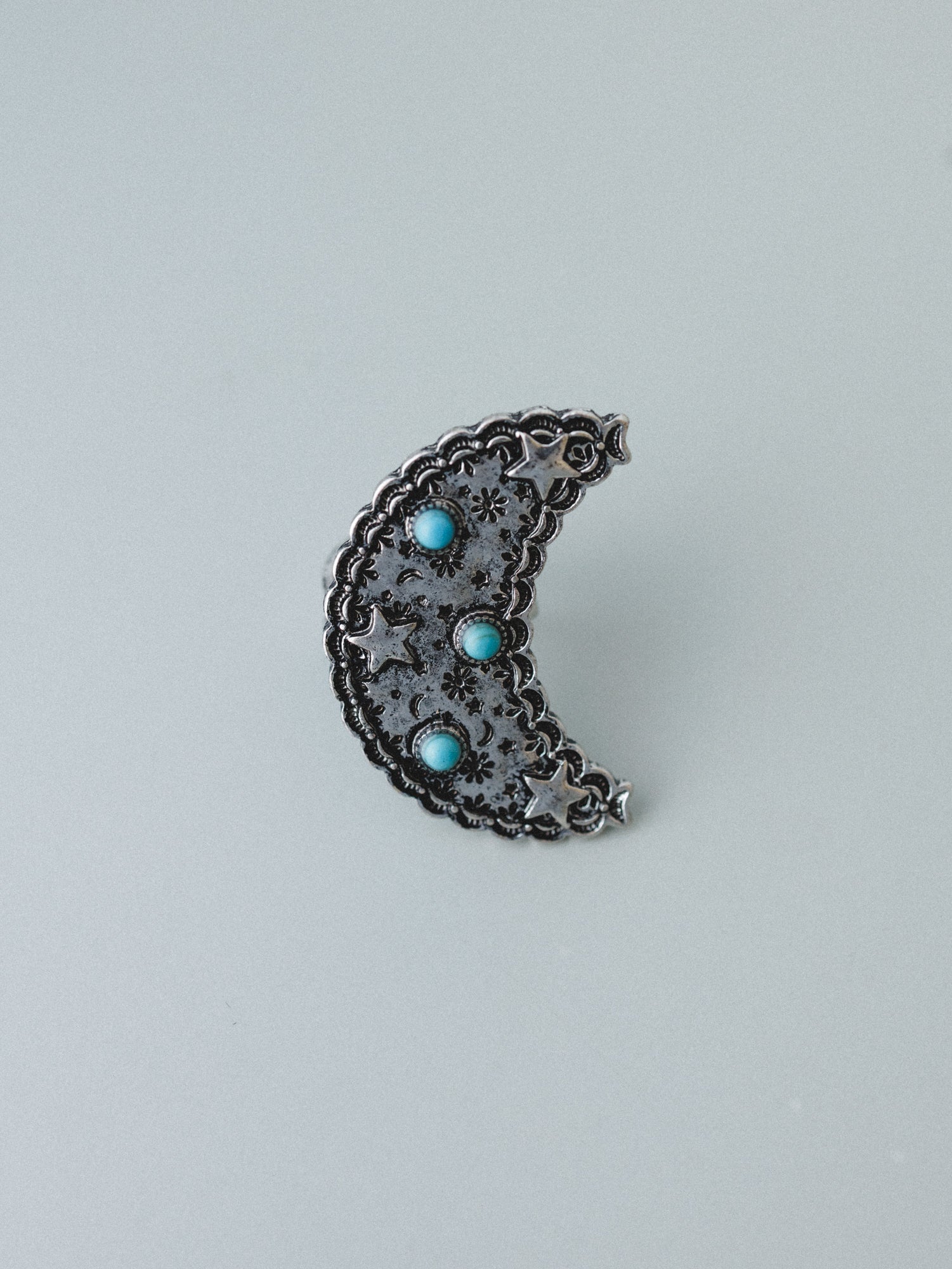 Moon Star Ring - Turquoise - Image 4