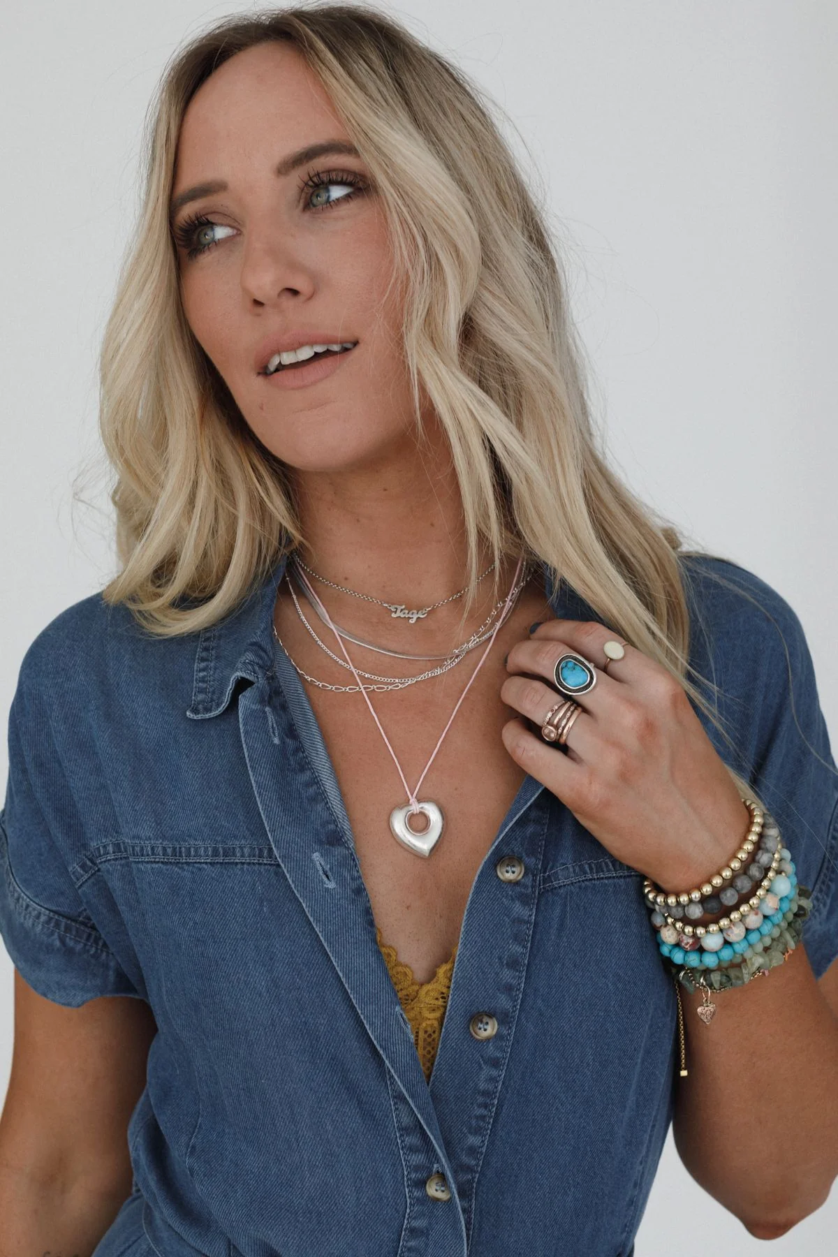 Moonlit Sierra Necklace - Silver - Image 3